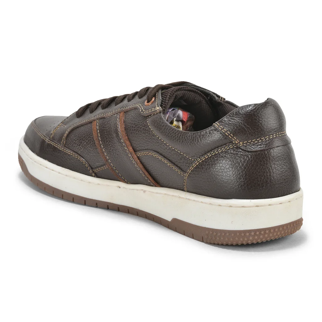 Dark Brown Casual Sneakers for Men - Thumbnail 5