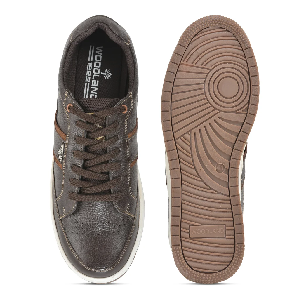 Dark Brown Casual Sneakers for Men - Thumbnail 7