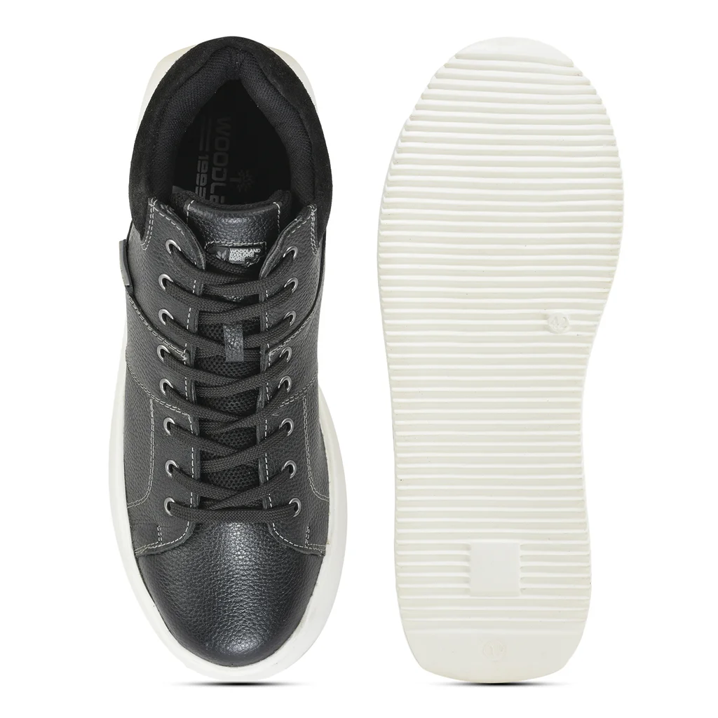 Woodland Men’s Black Casual Sneaker Boots - Thumbnail 7