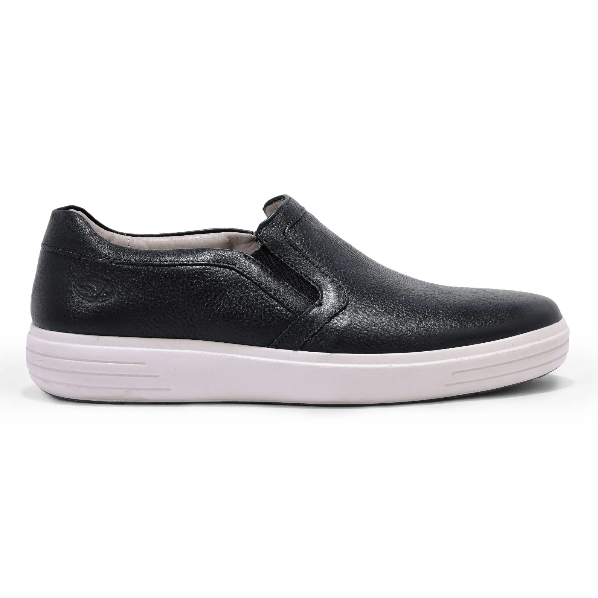 Black slip-on casual shoes - Thumbnail 1