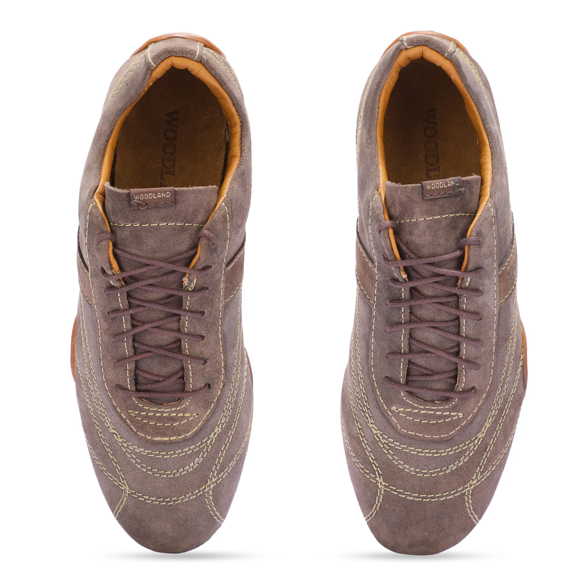 Woodland Dark Brown casual shoes - Thumbnail 3