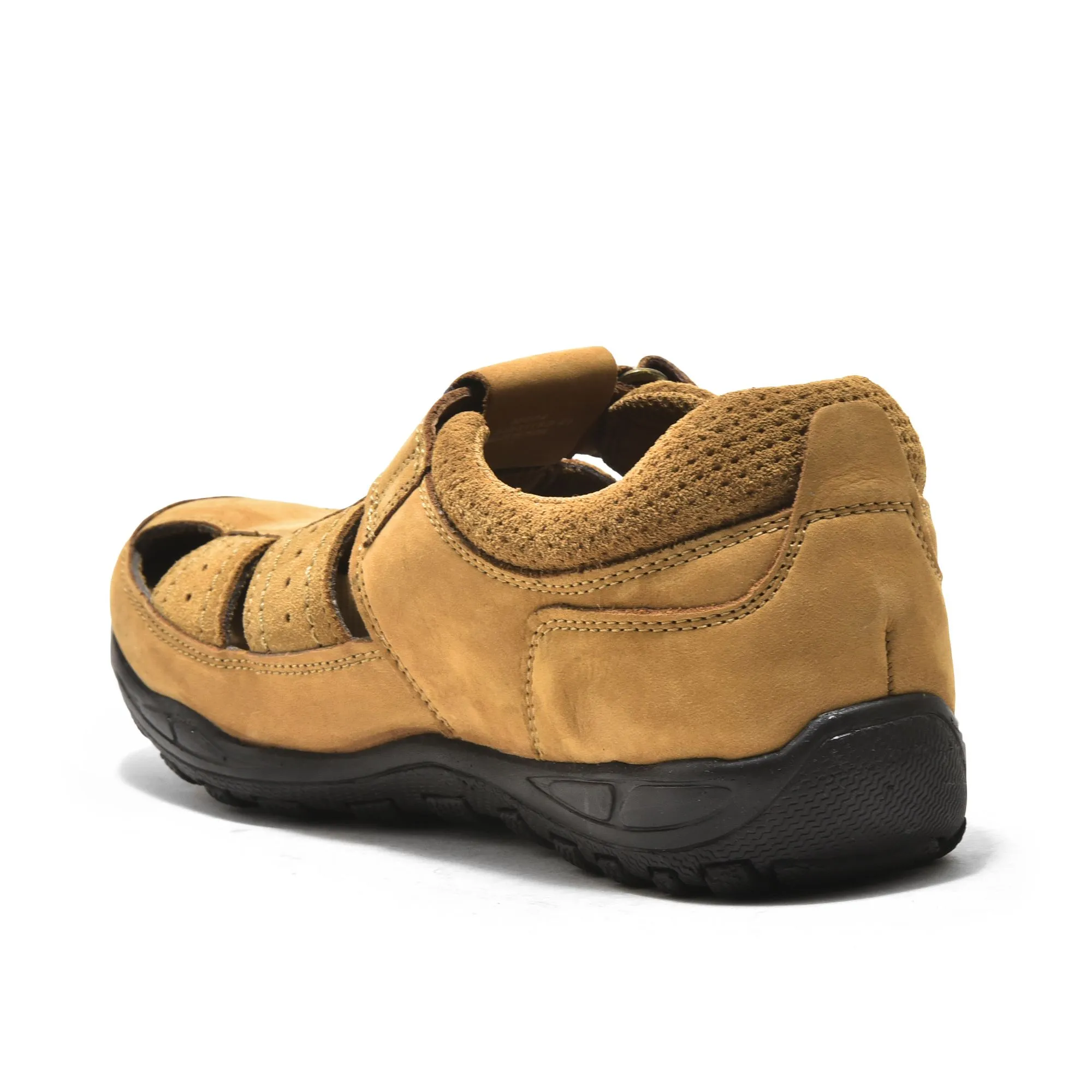 Camel Closed-Toe Sandals for Men - Thumbnail 5