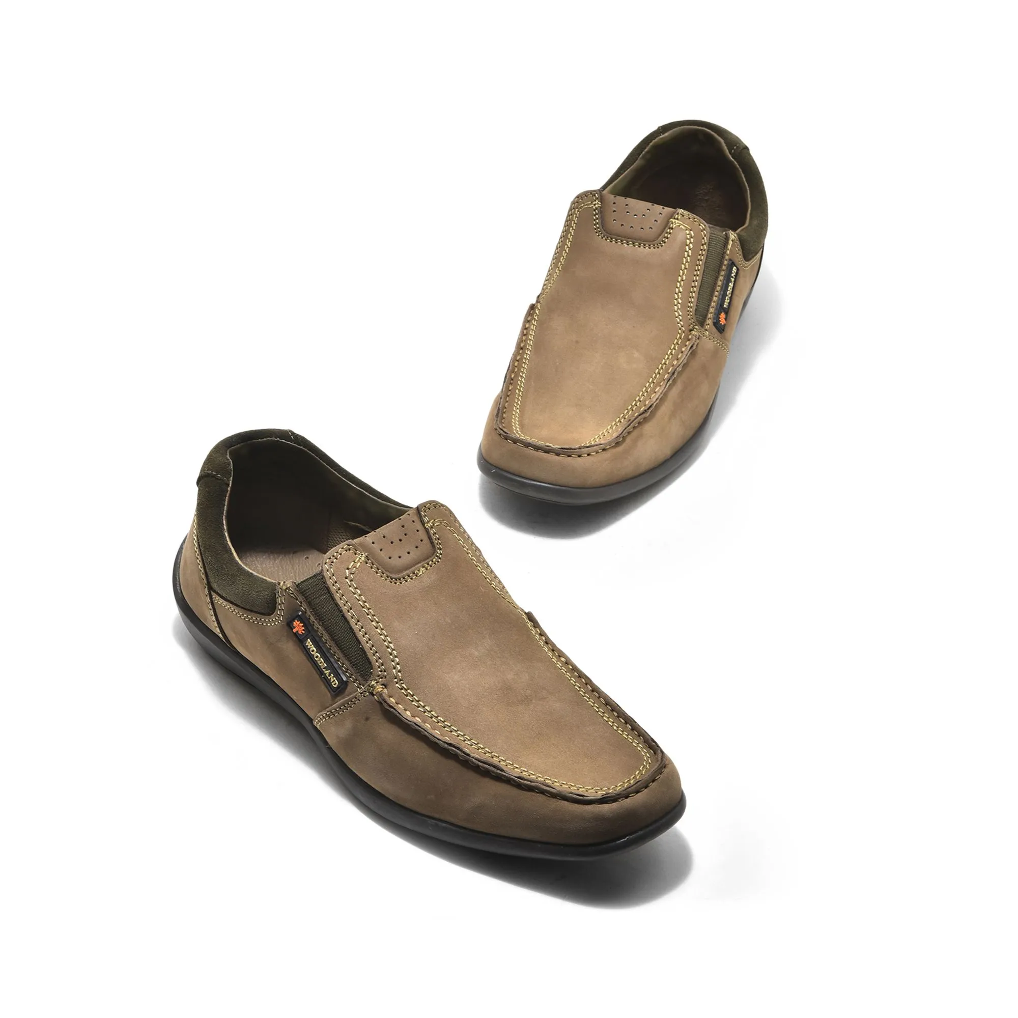 Dubai Khaki Casual Shoes For Men - Thumbnail 2