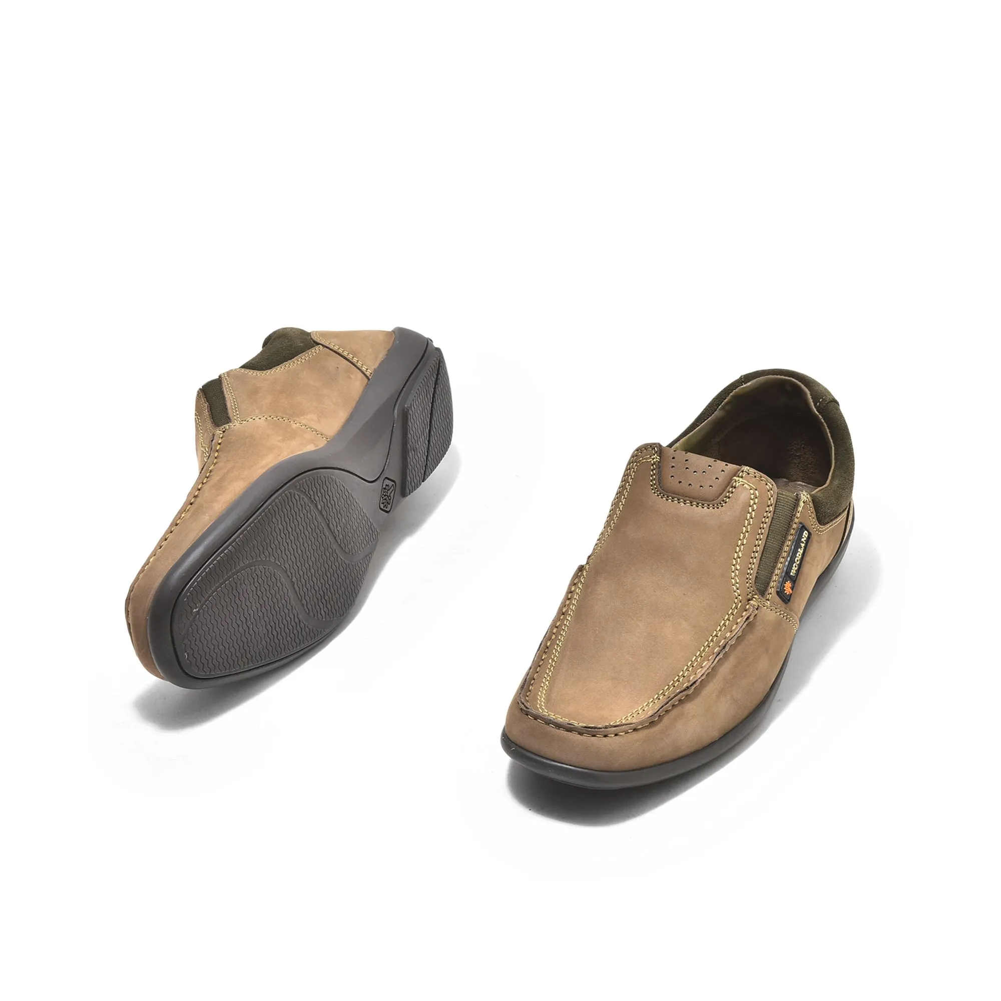 Dubai Khaki Casual Shoes For Men - Thumbnail 4