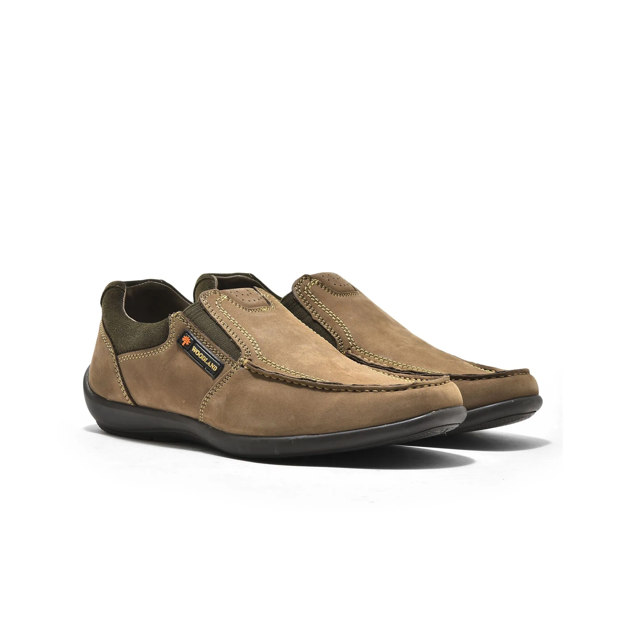 Dubai Khaki Casual Shoes For Men - Thumbnail 6