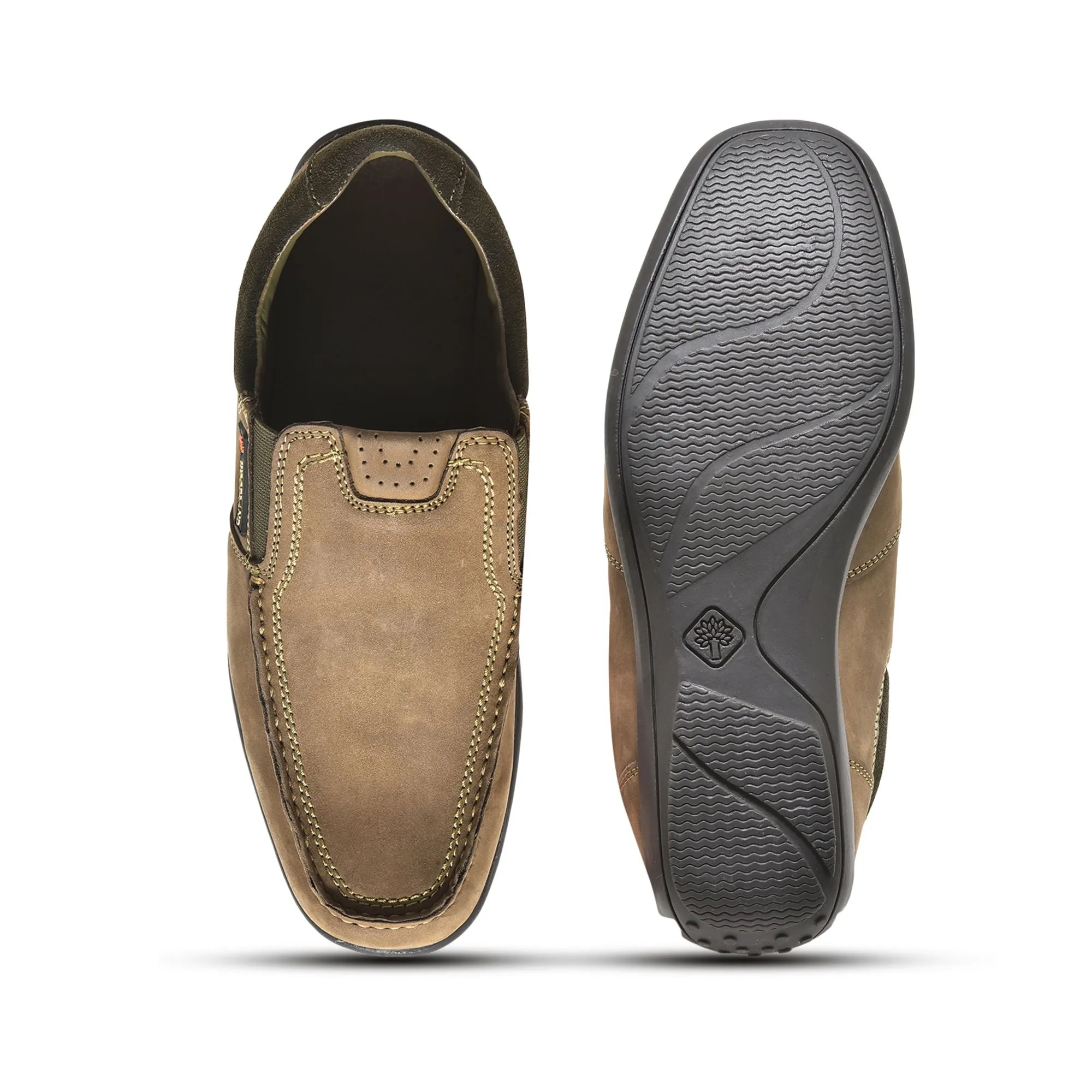 Dubai Khaki Casual Shoes For Men - Thumbnail 7