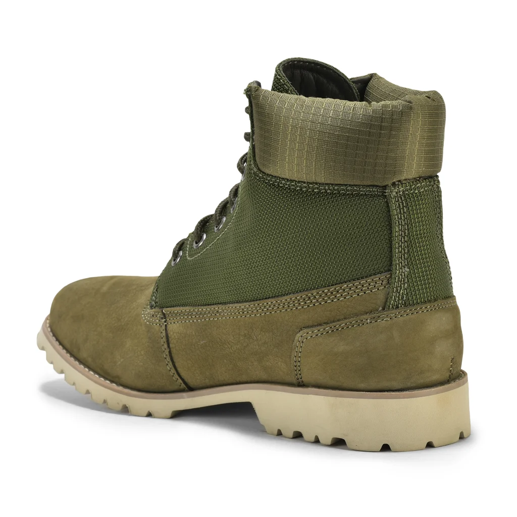 Woodland Olive Green ankle boots for men - Thumbnail 5