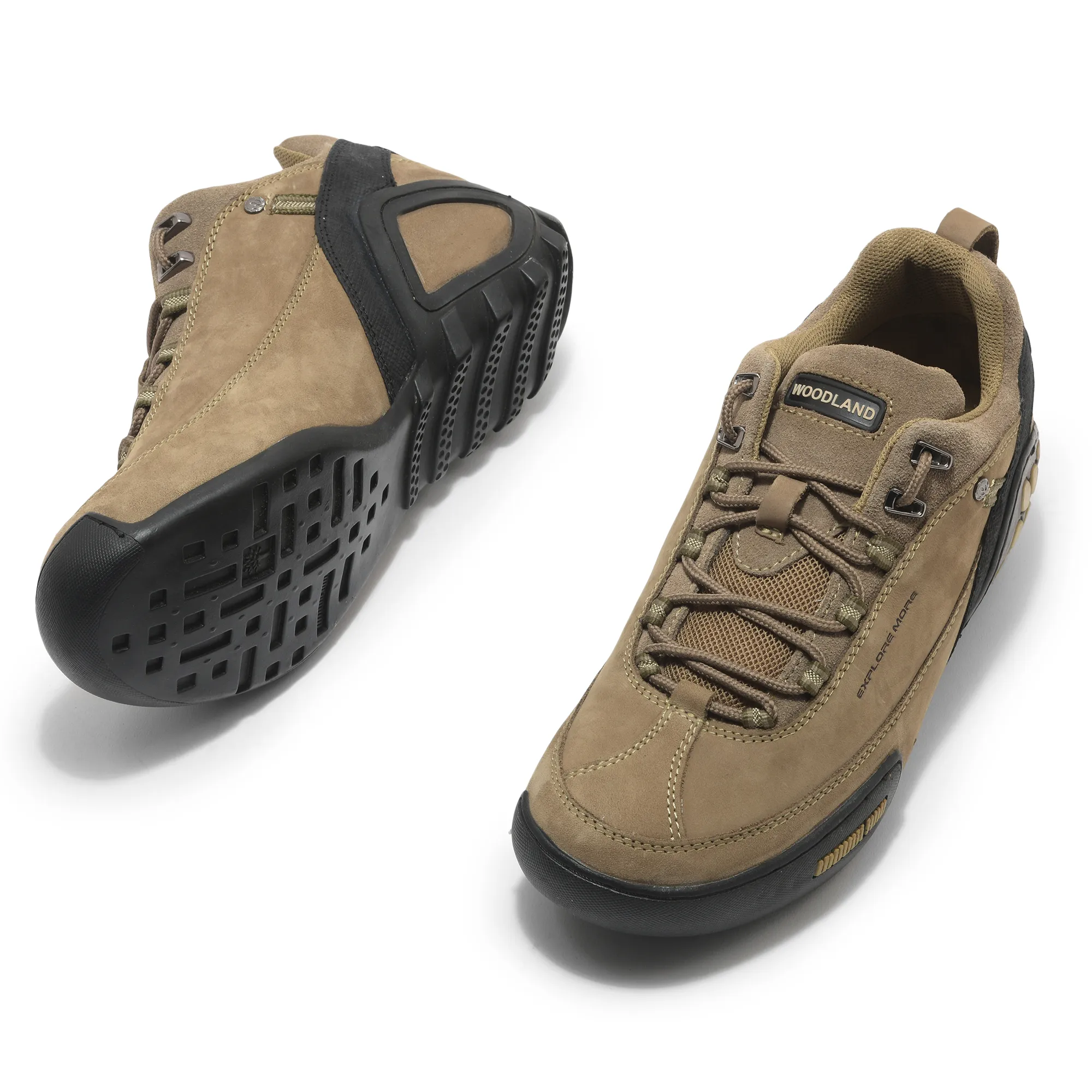 Dubai Khaki Casual Shoe For Men - Thumbnail 4