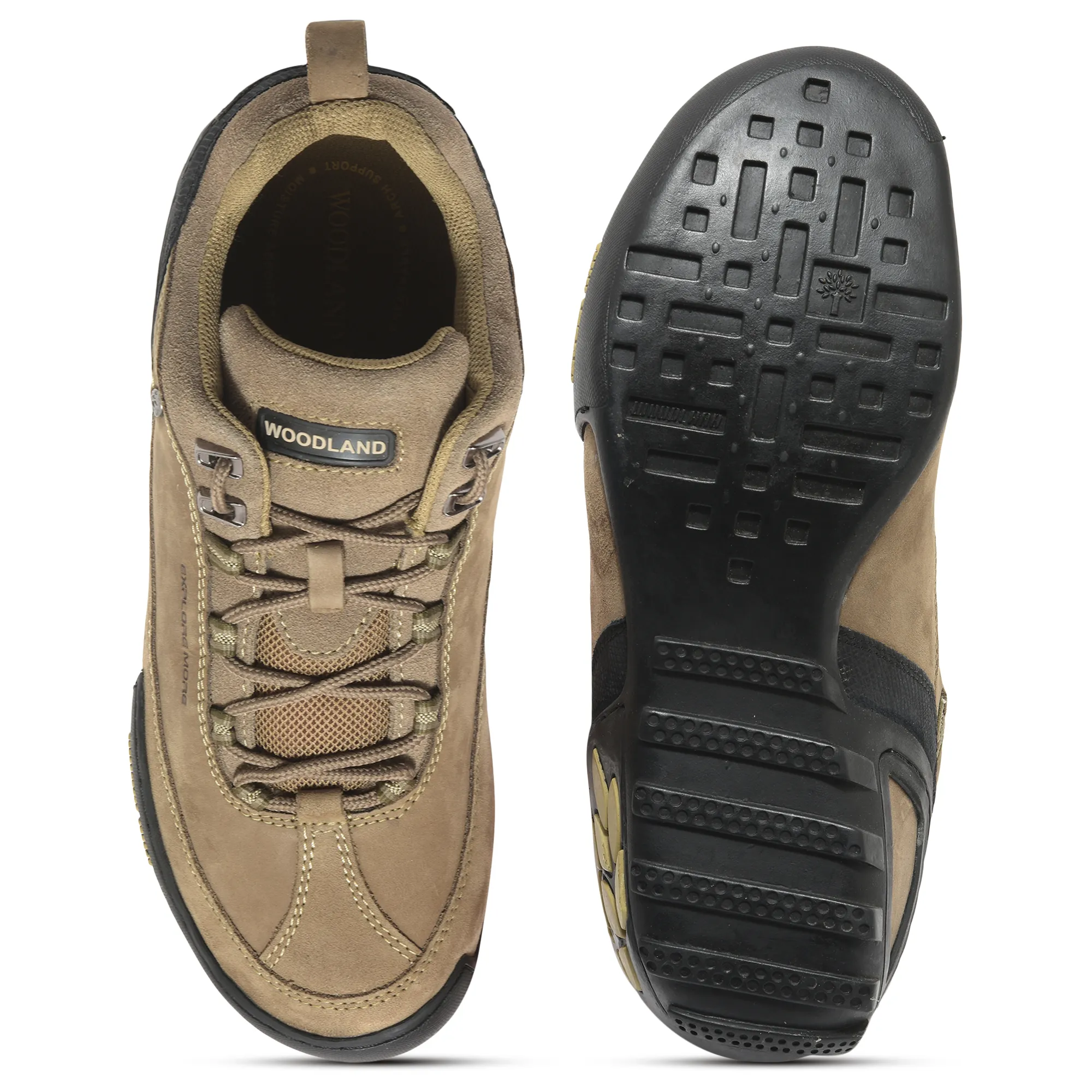 Dubai Khaki Casual Shoe For Men - Thumbnail 7