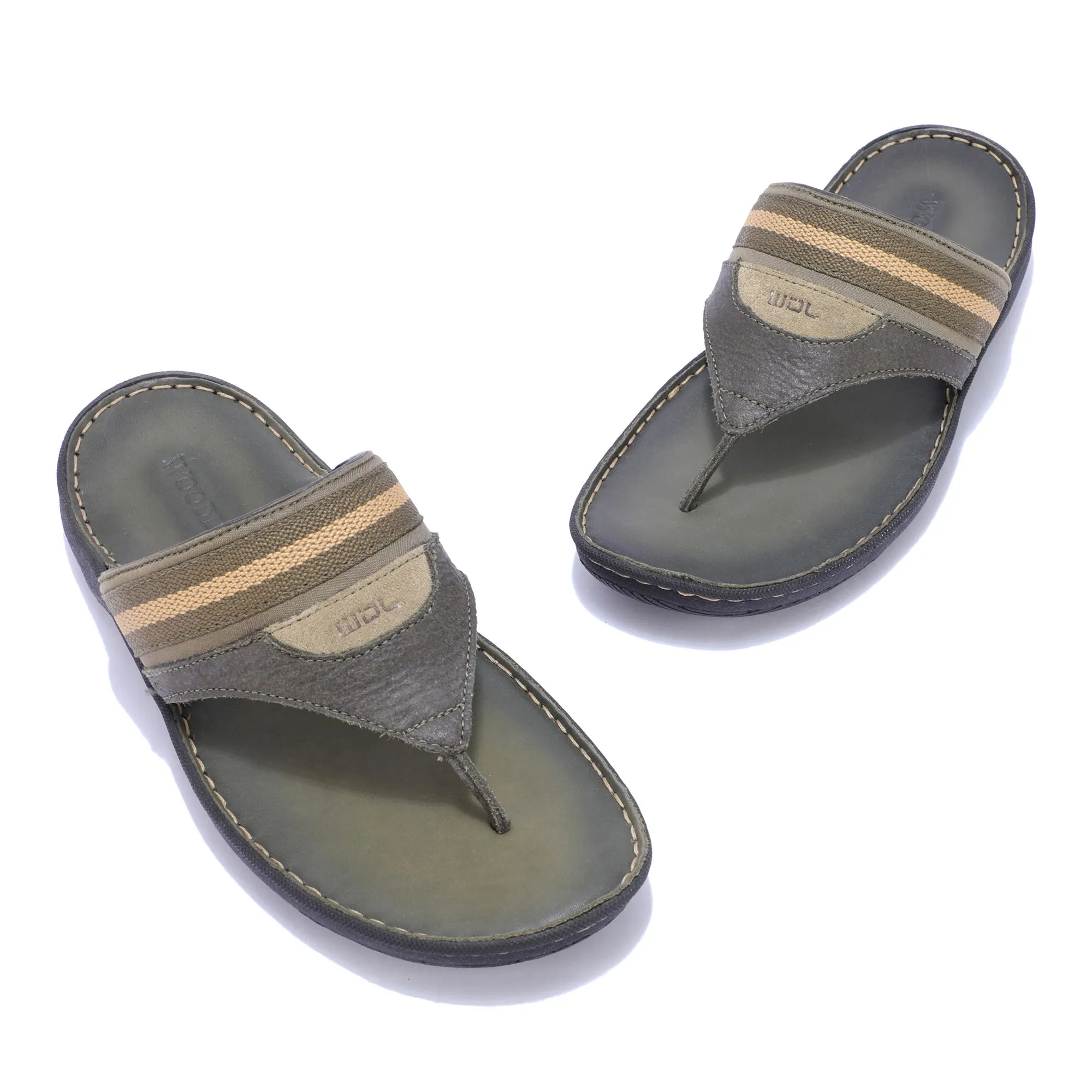 Woodland Green casual slippers - Thumbnail 2