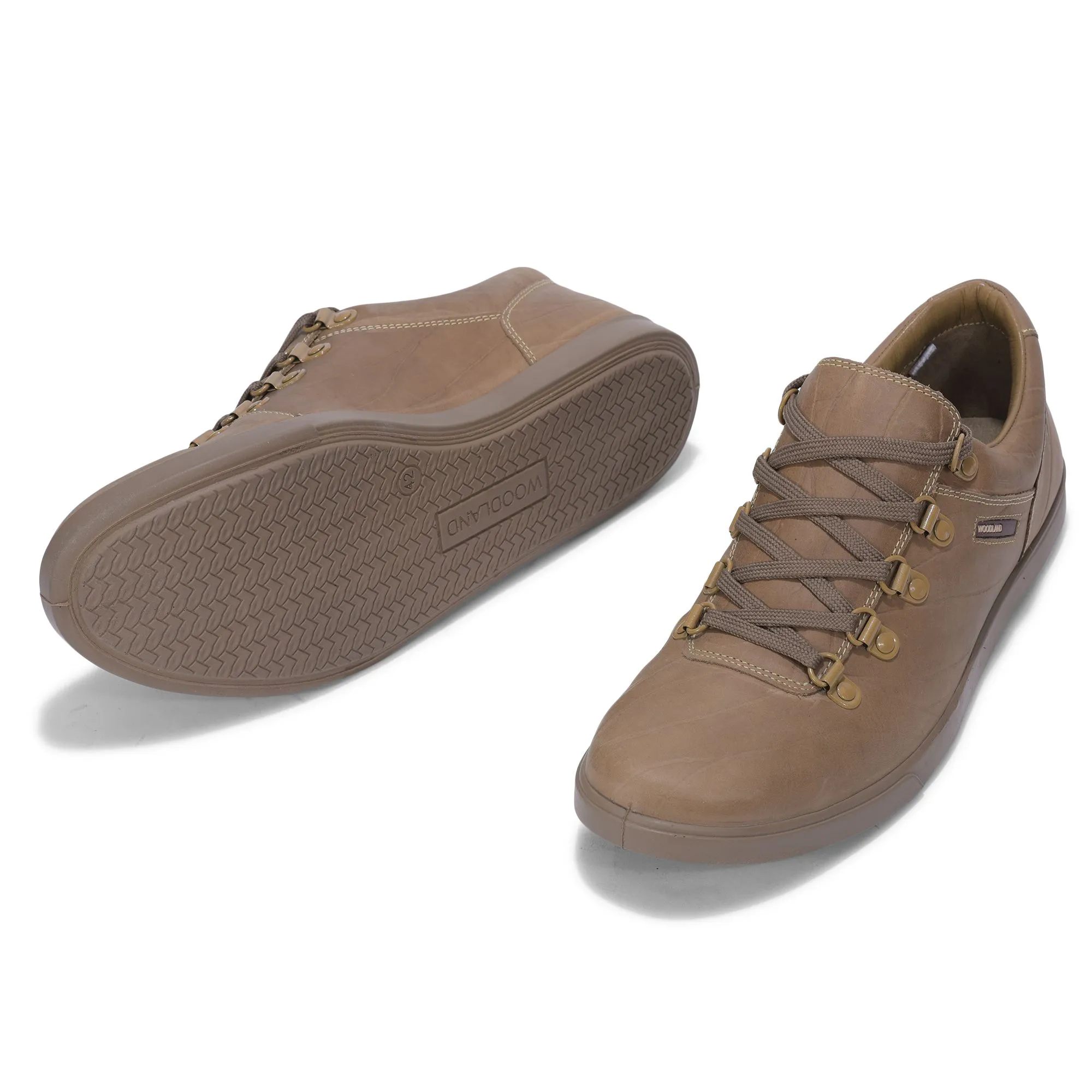 Woodland Khaki casual shoes - Thumbnail 4