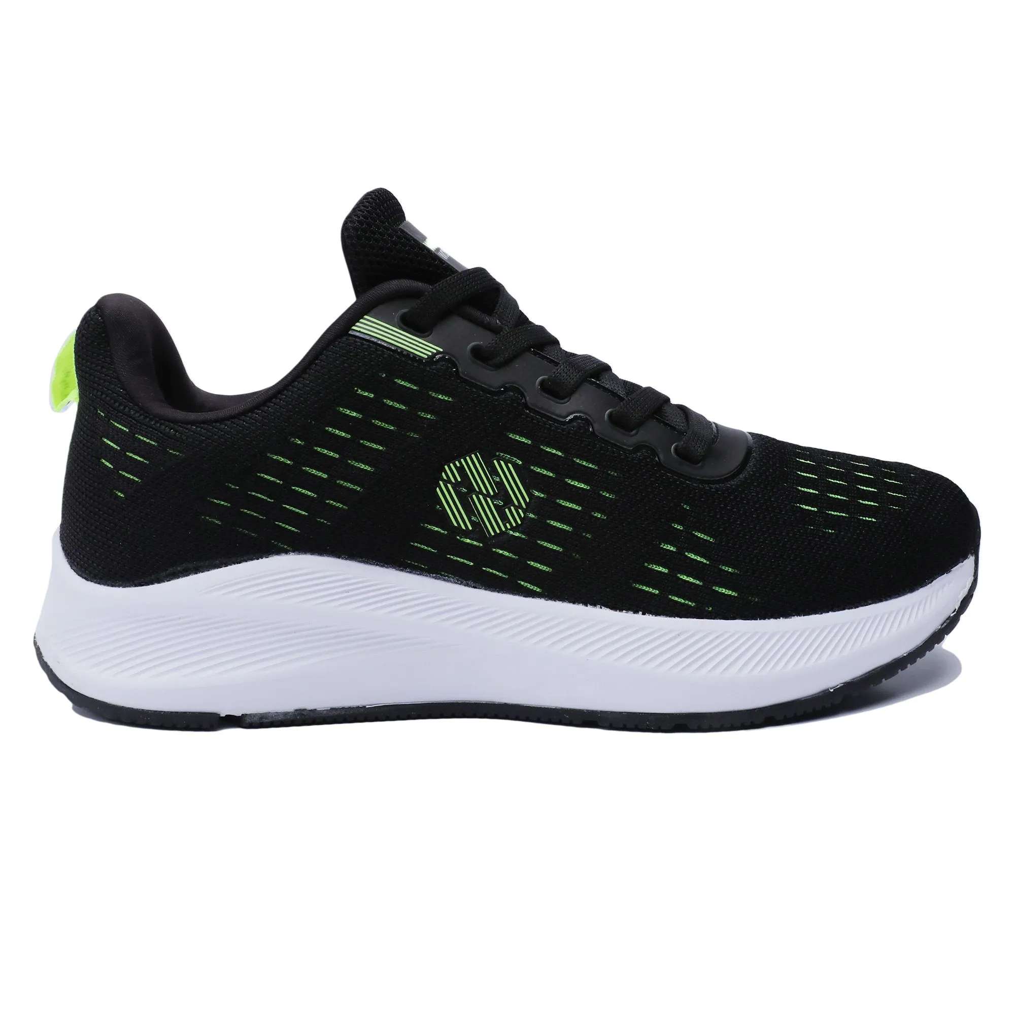 Black/Apple green Sneaker for Men - Thumbnail 1