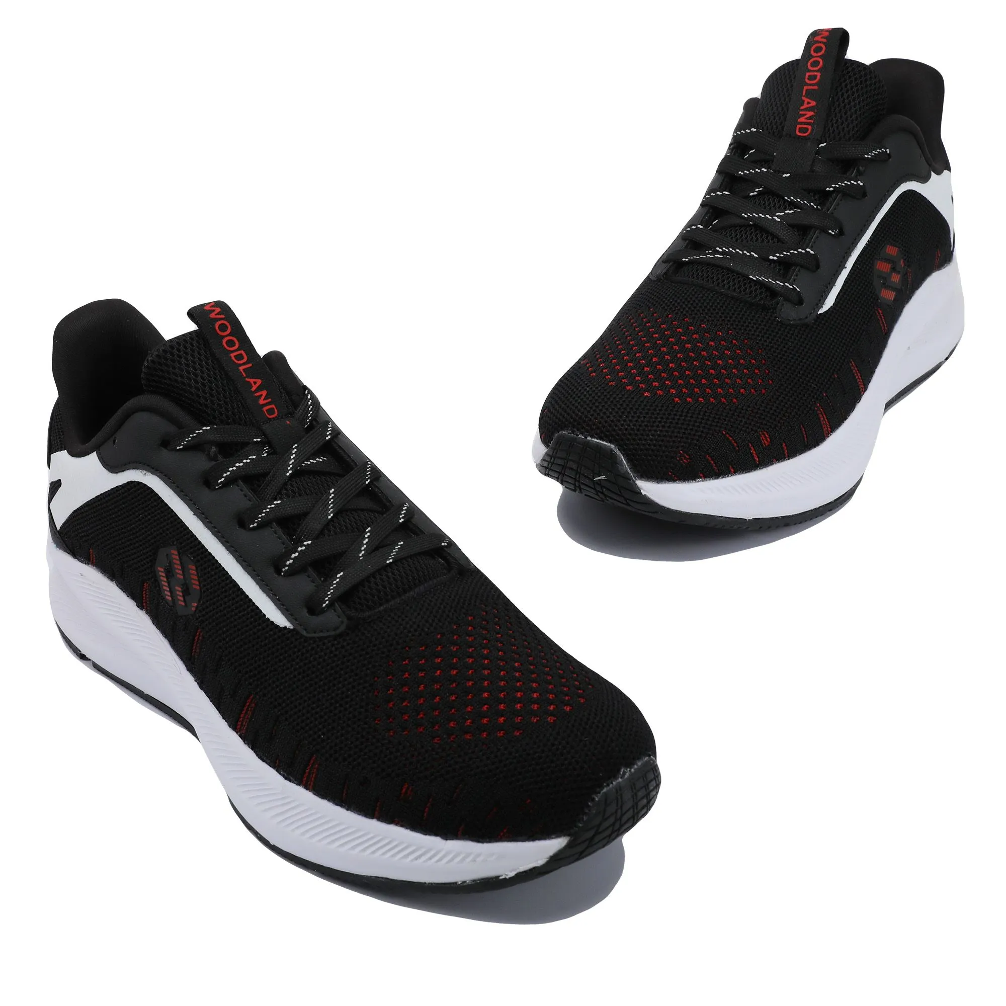 Black/Red Sneaker for Men - Thumbnail 2