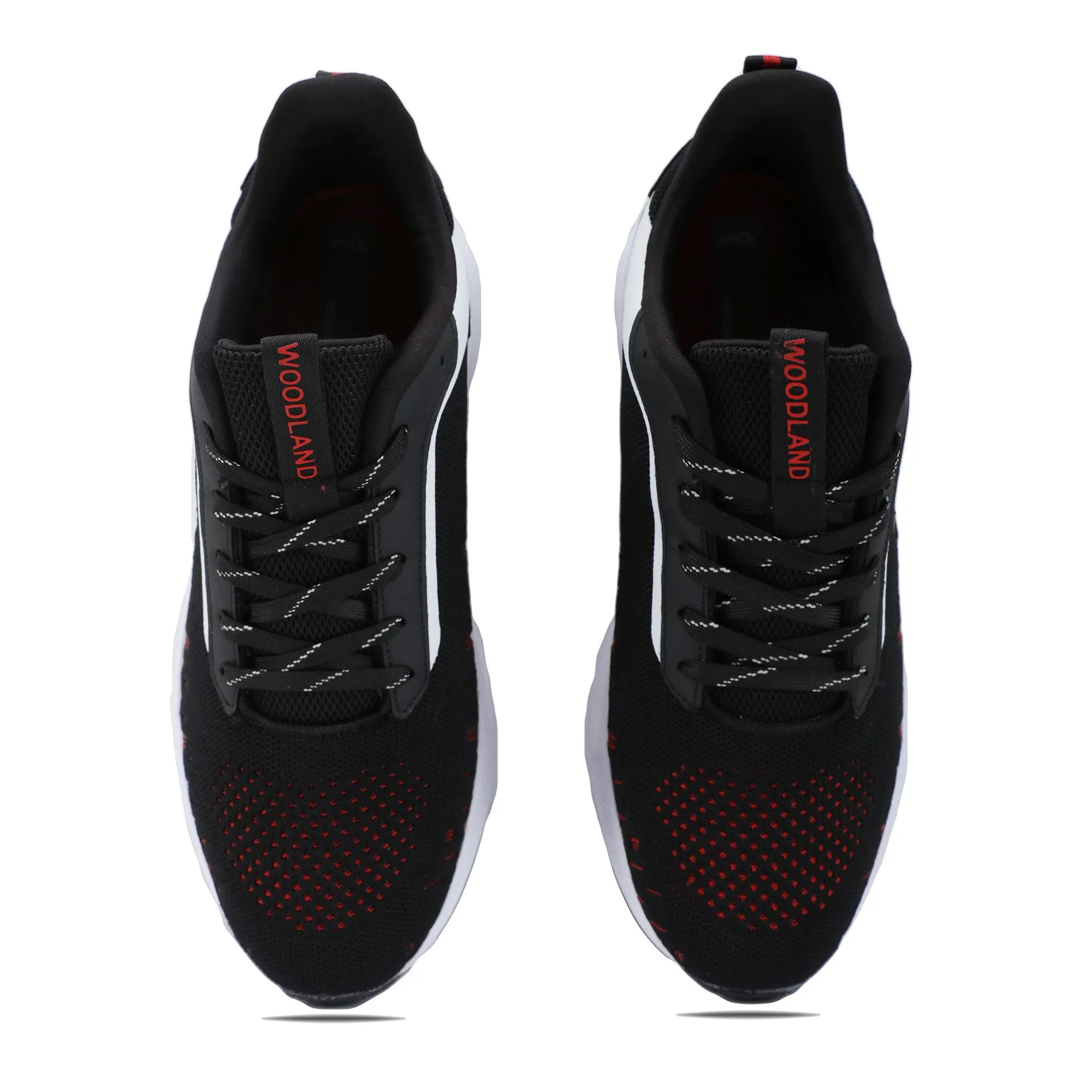 Black/Red Sneaker for Men - Thumbnail 3