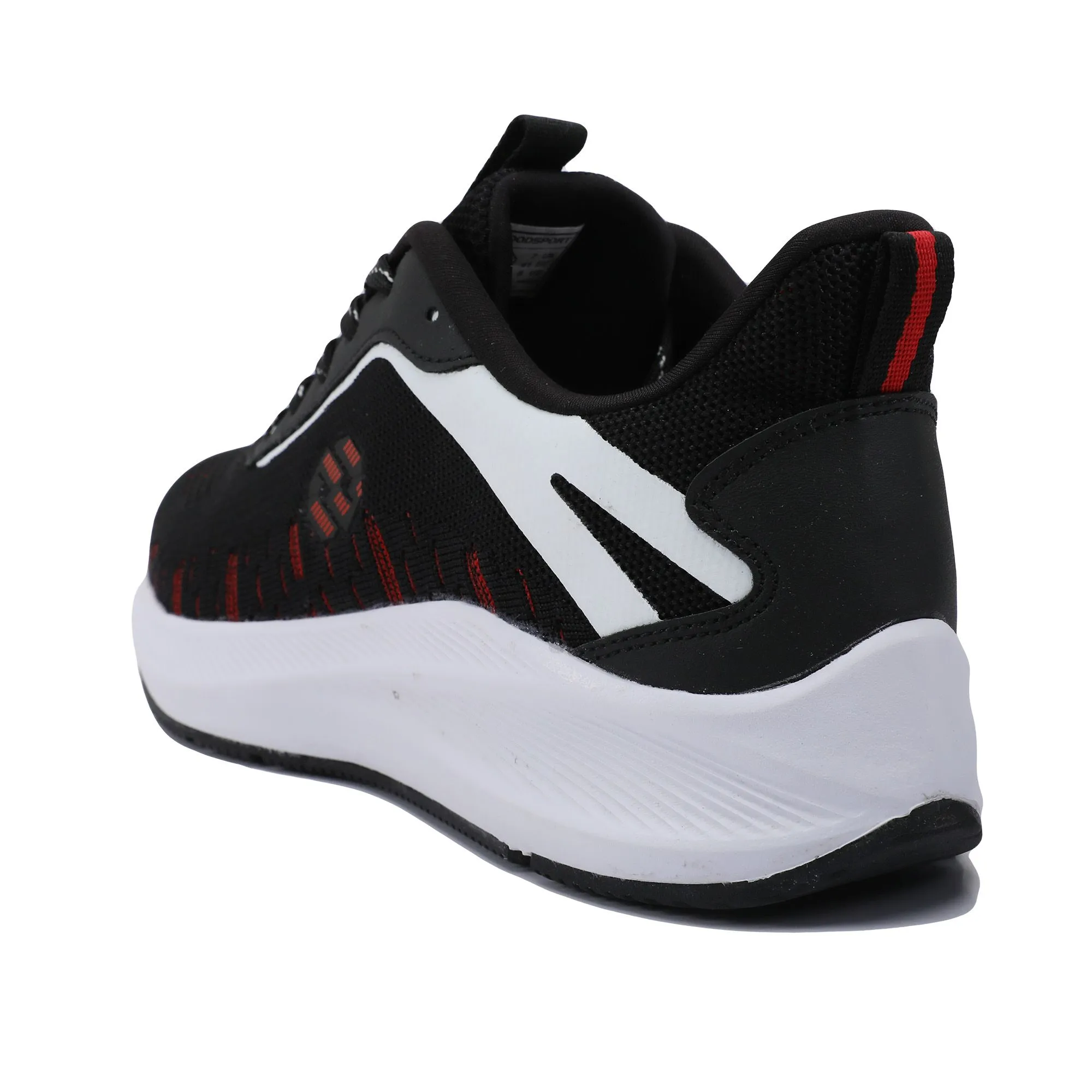Black/Red Sneaker for Men - Thumbnail 5