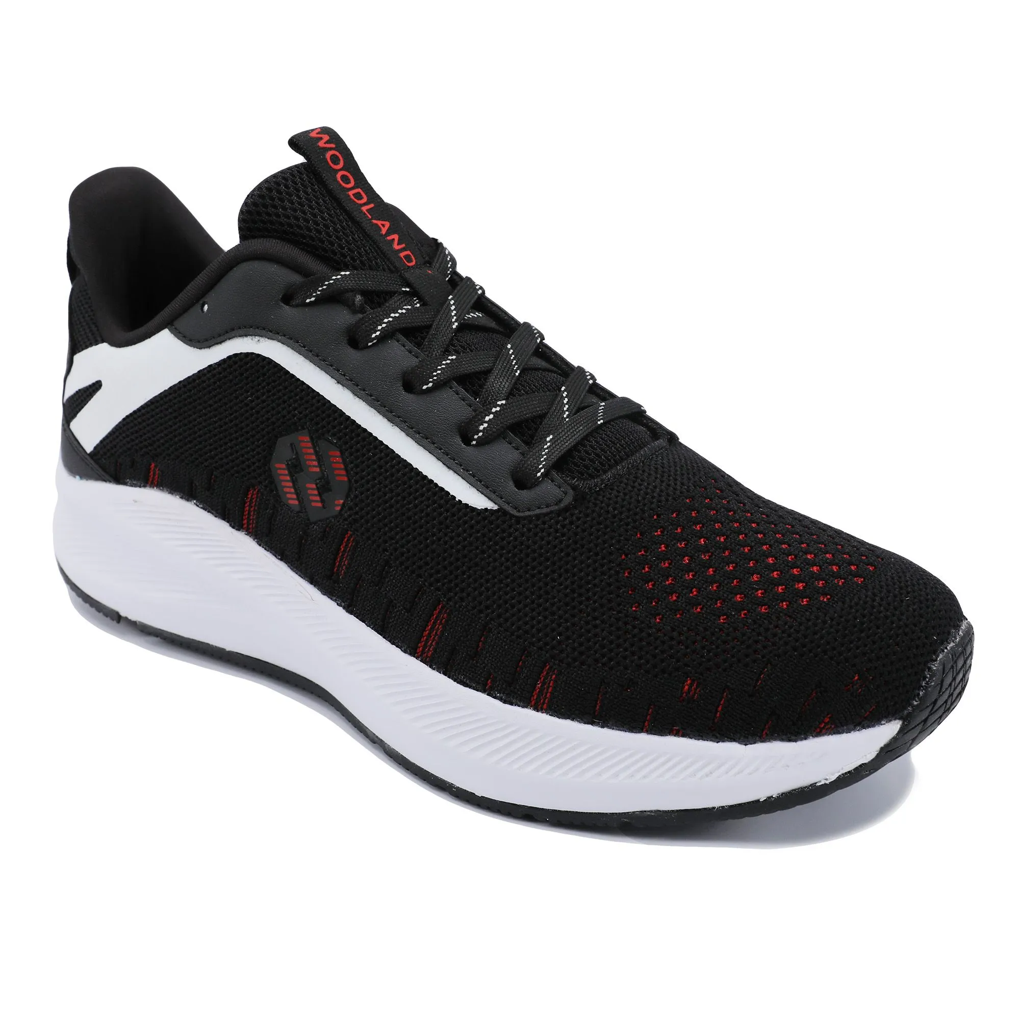 Black/Red Sneaker for Men - Thumbnail 8