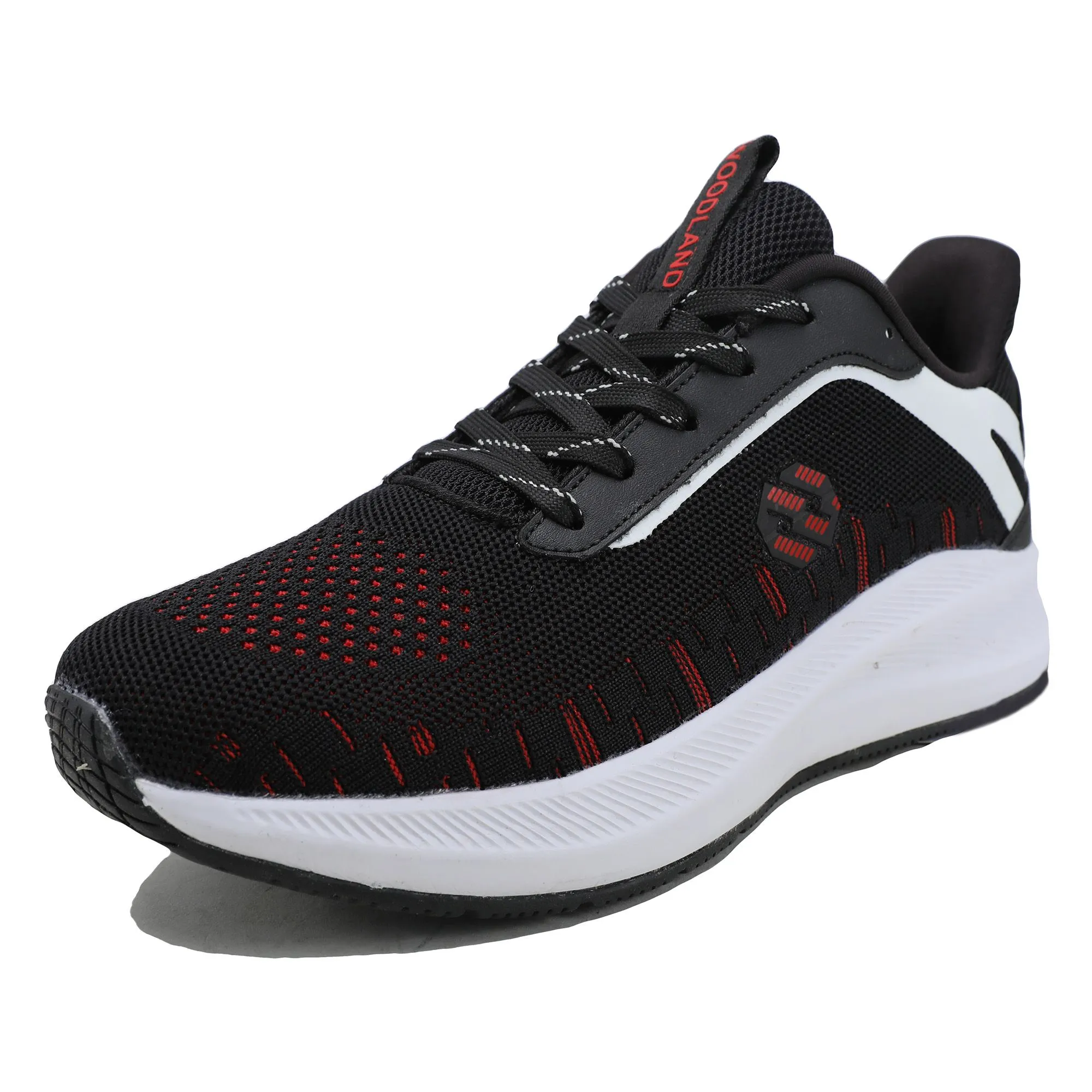 Black/Red Sneaker for Men - Thumbnail 9
