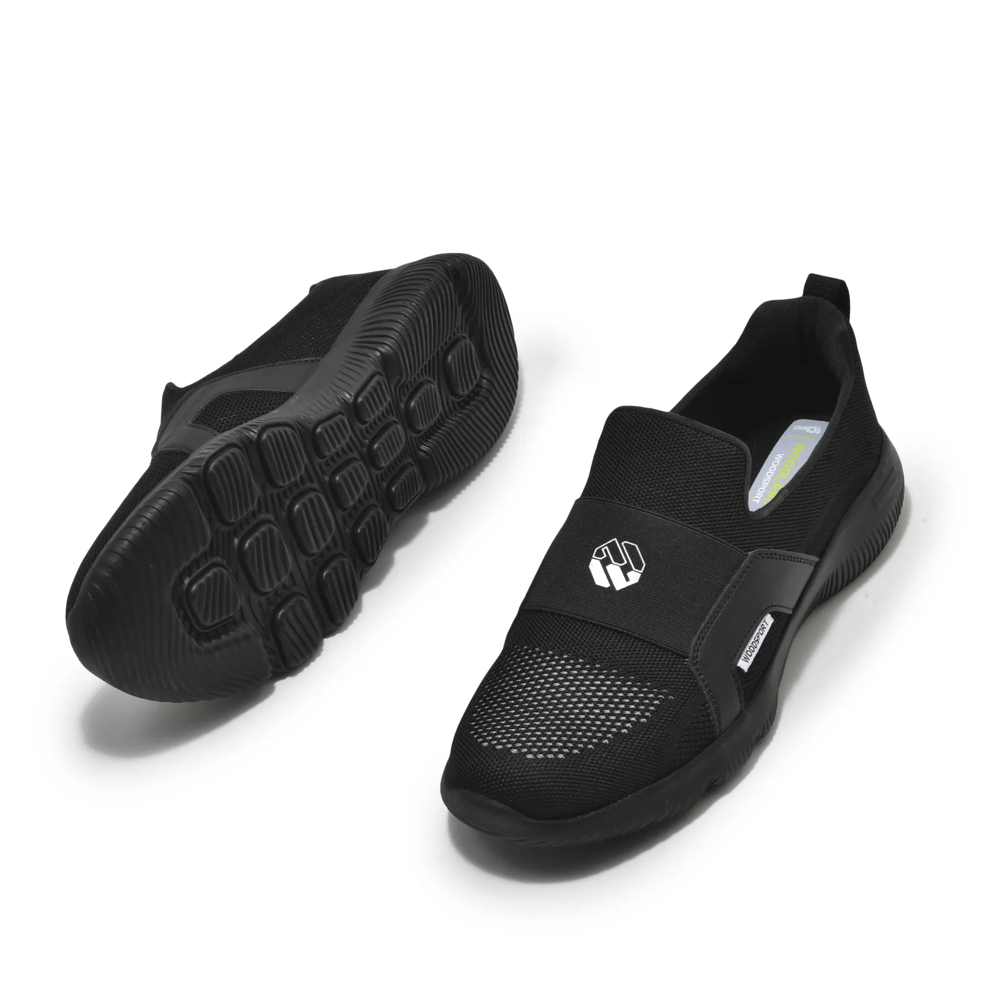 Black Slip-on Shoe for Men - Thumbnail 4