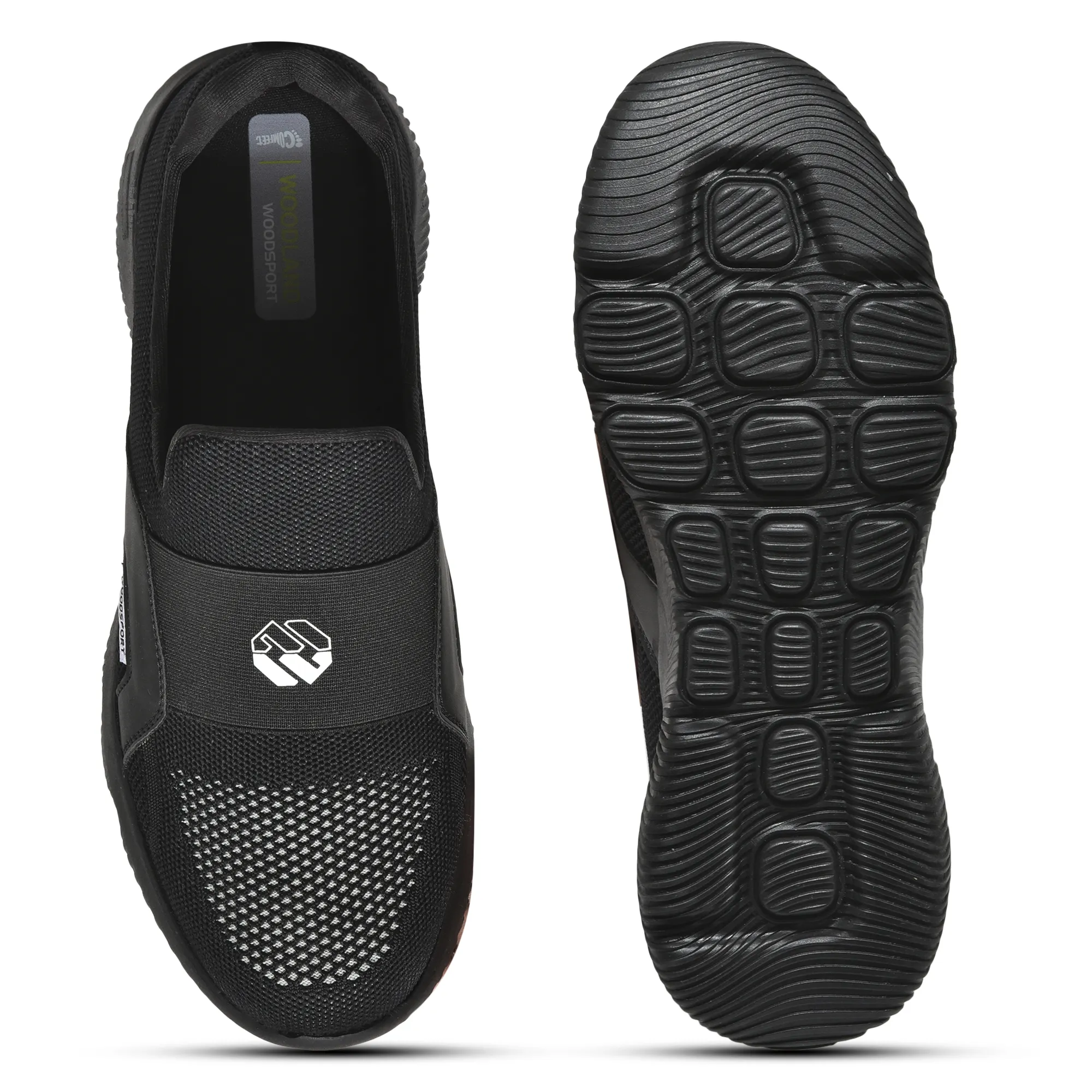 Black Slip-on Shoe for Men - Thumbnail 7