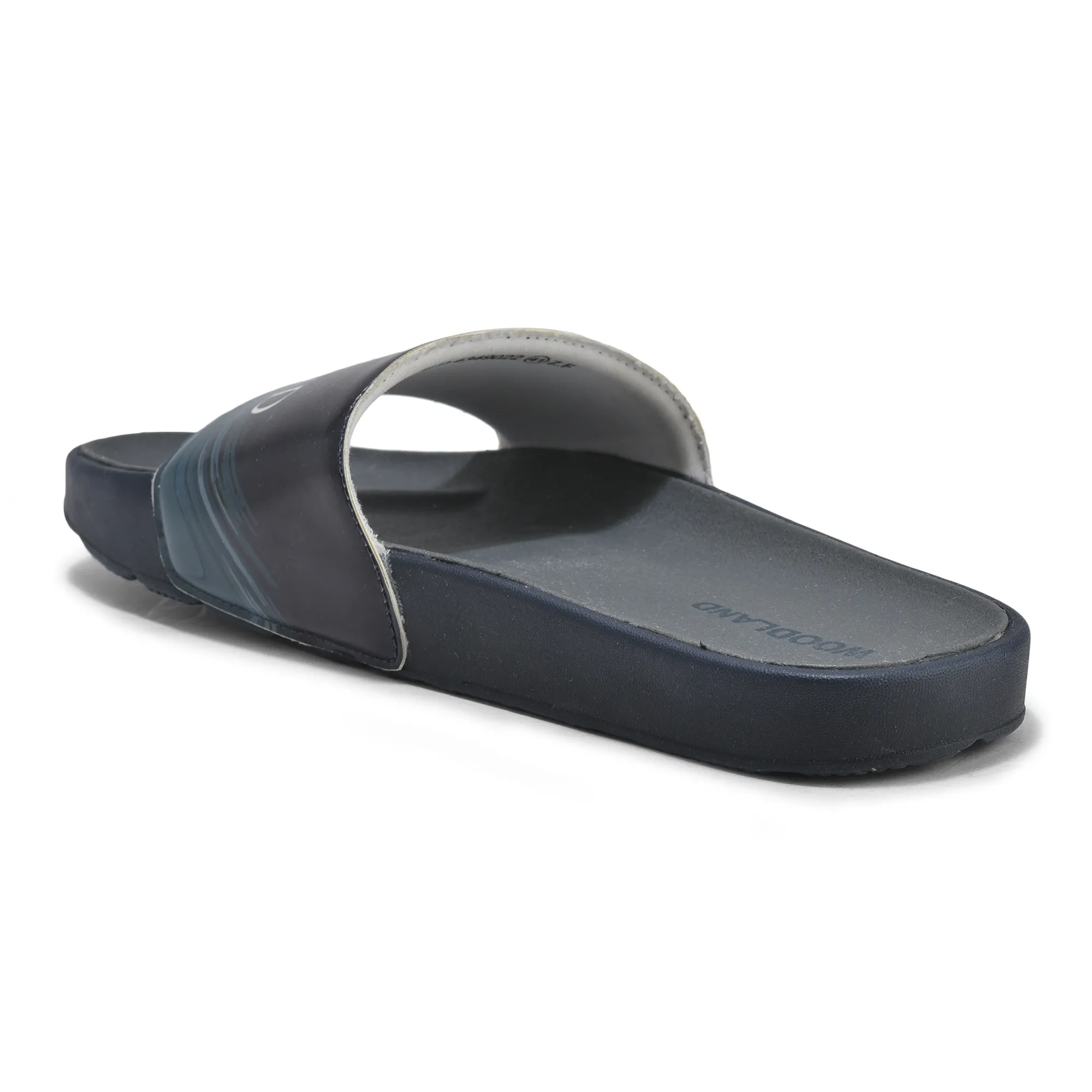 Navy Slipper Slider For Men - Thumbnail 5