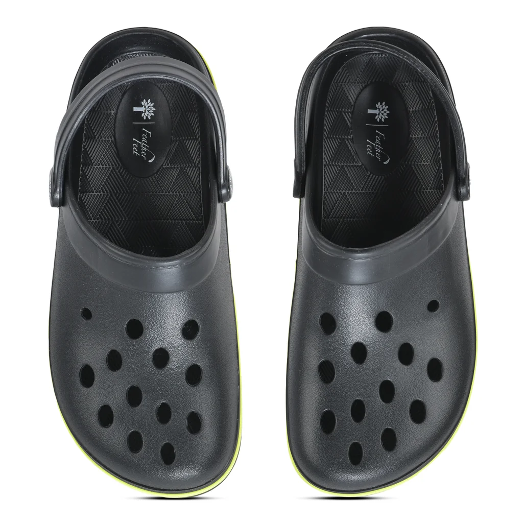 Black Slider Slippers for men - Thumbnail 3