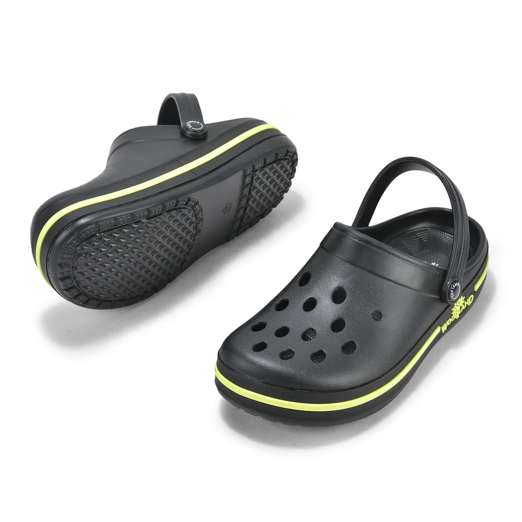 Black Slider Slippers for men - Thumbnail 4