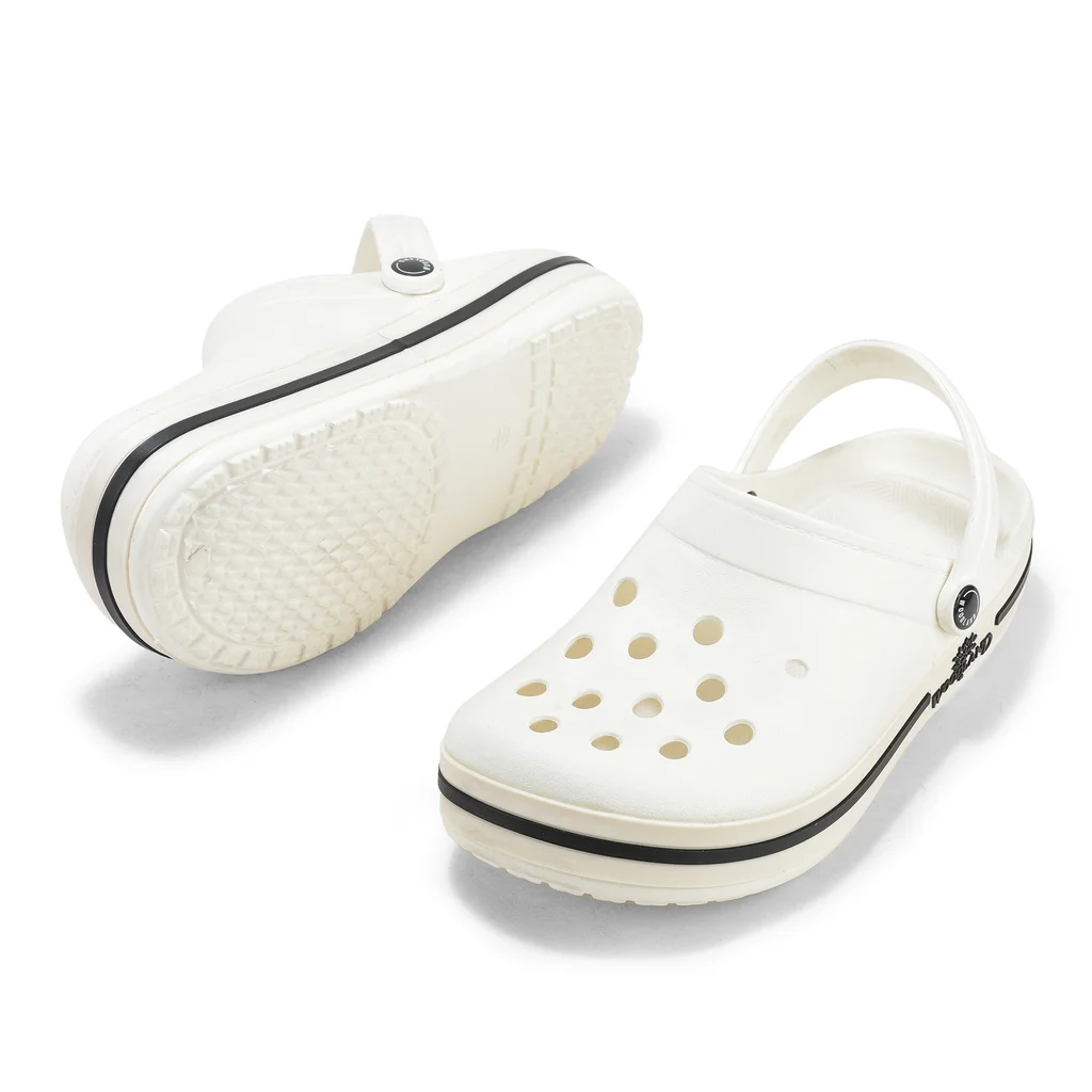 Off White Slider Slippers for men - Thumbnail 4