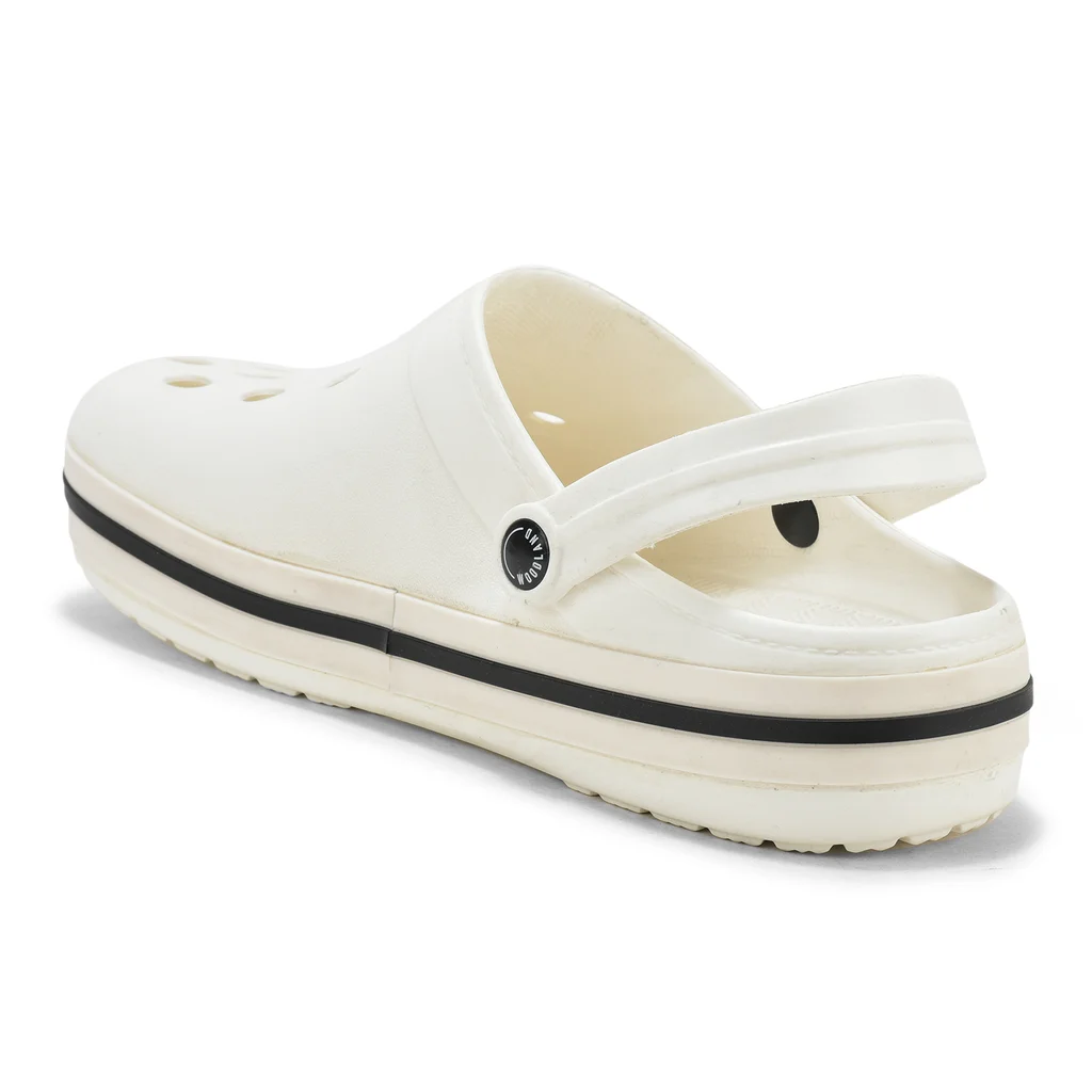 Off White Slider Slippers for men - Thumbnail 5
