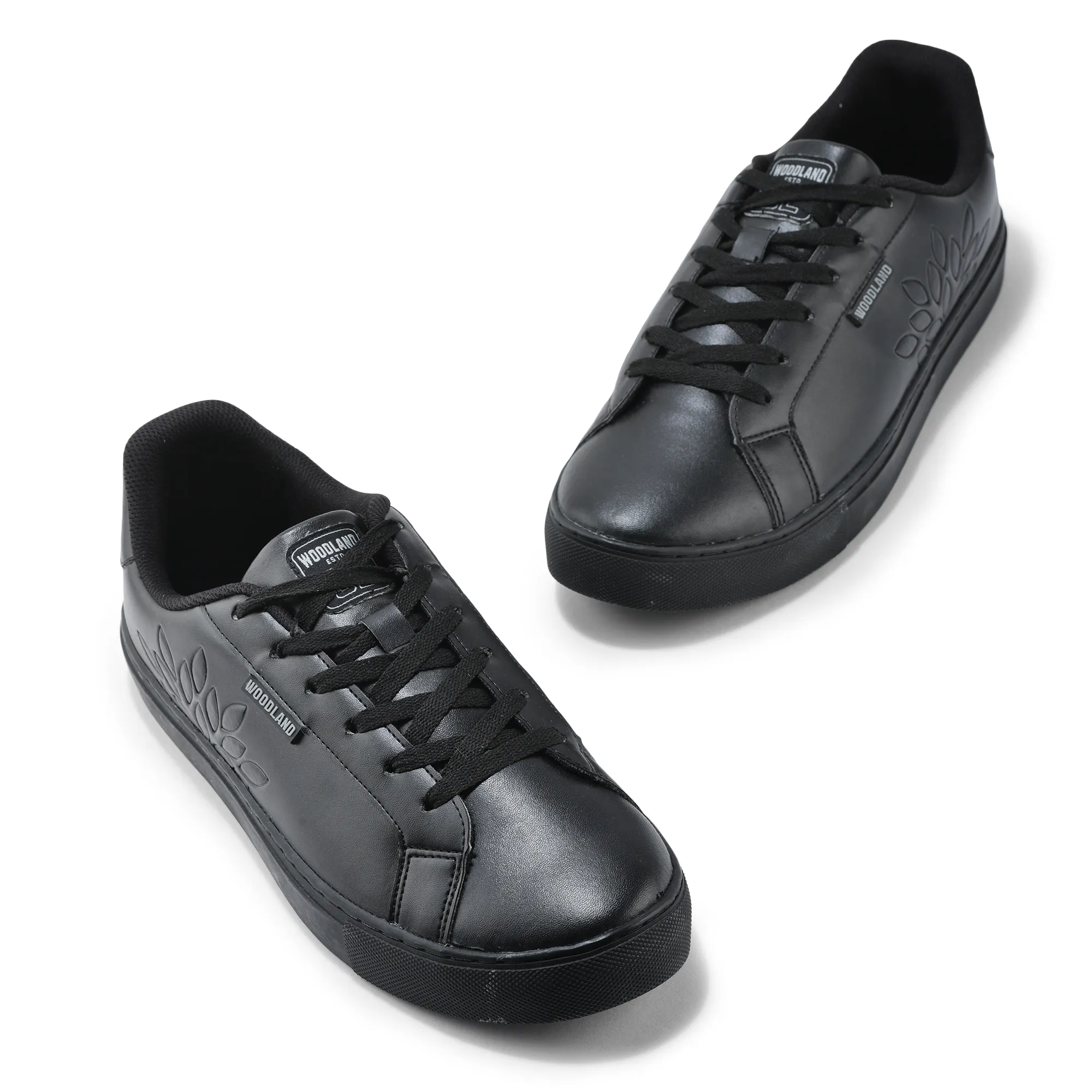Black Casual Sneakers For Men - Thumbnail 2