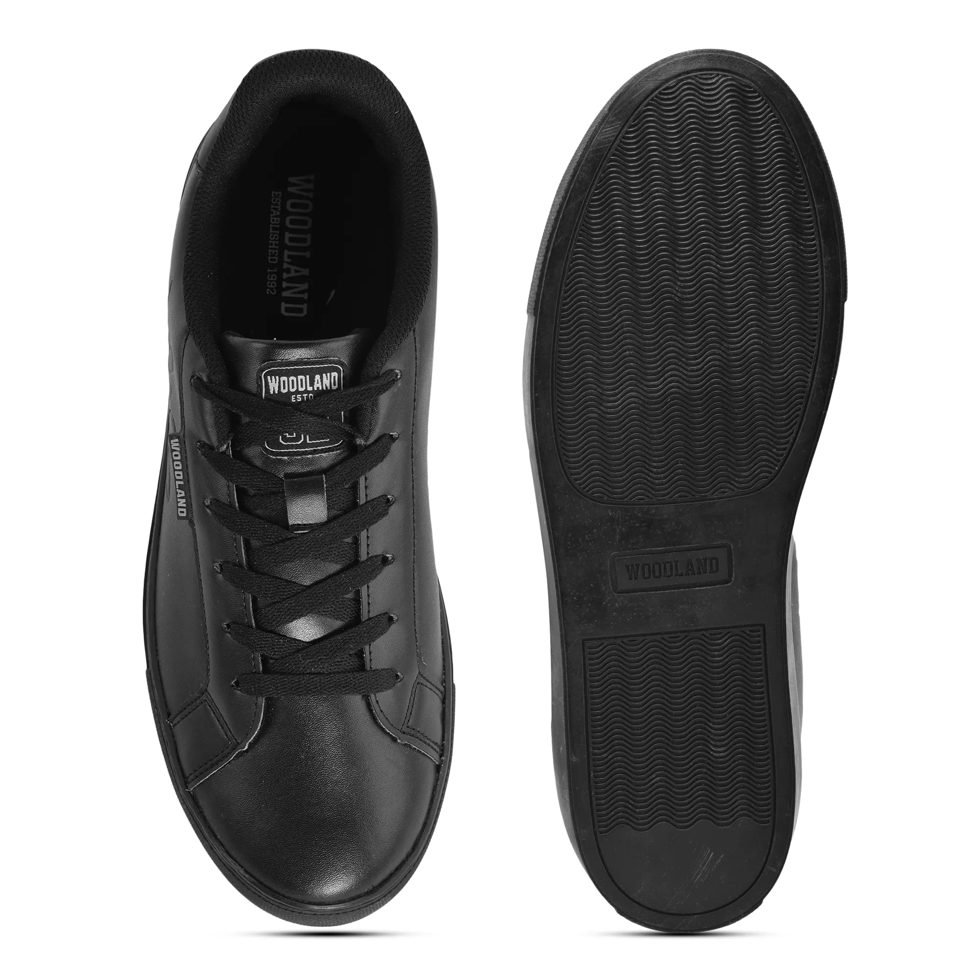 Black Casual Sneakers For Men - Thumbnail 7