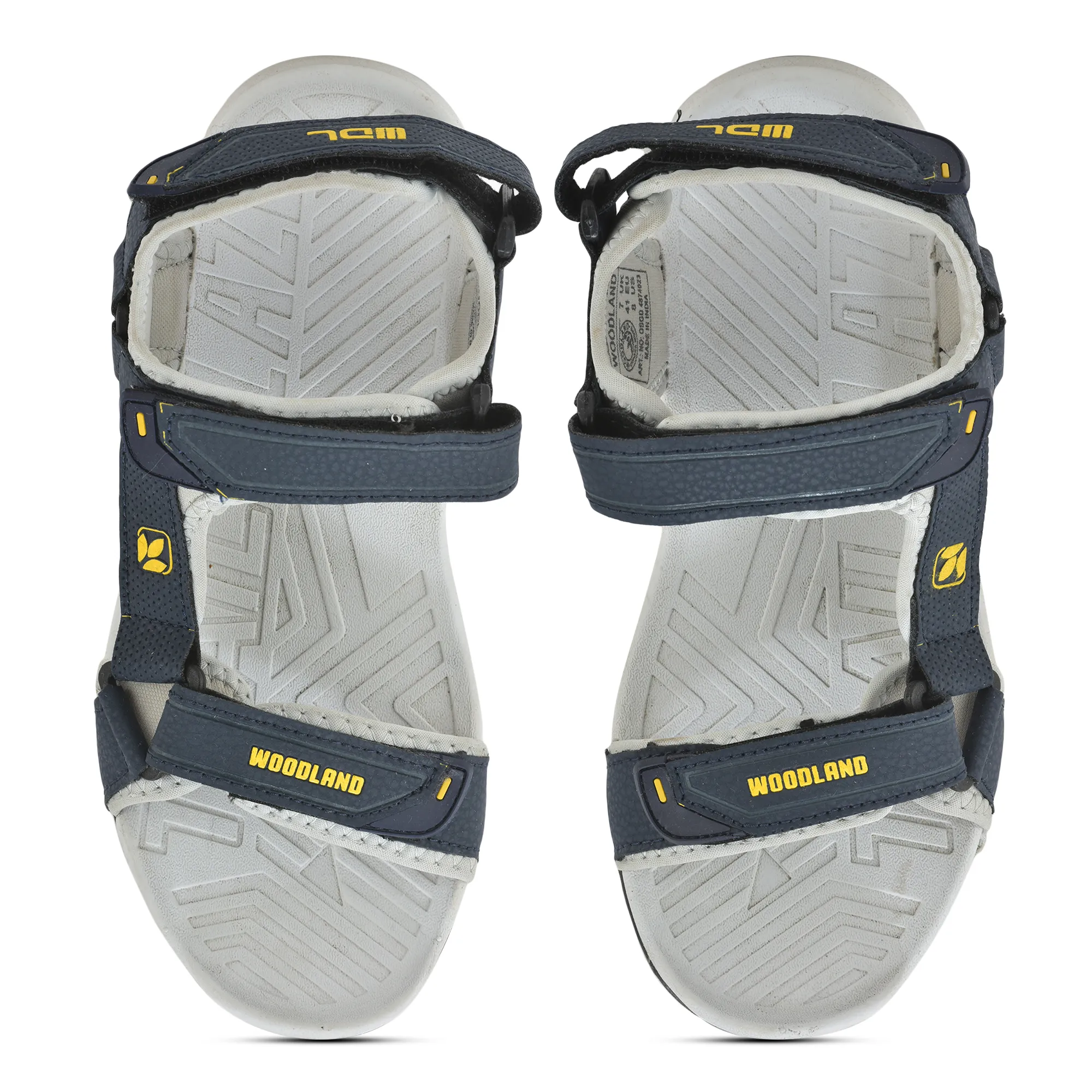 Navy Blue Mens Sports Sandal - Thumbnail 3