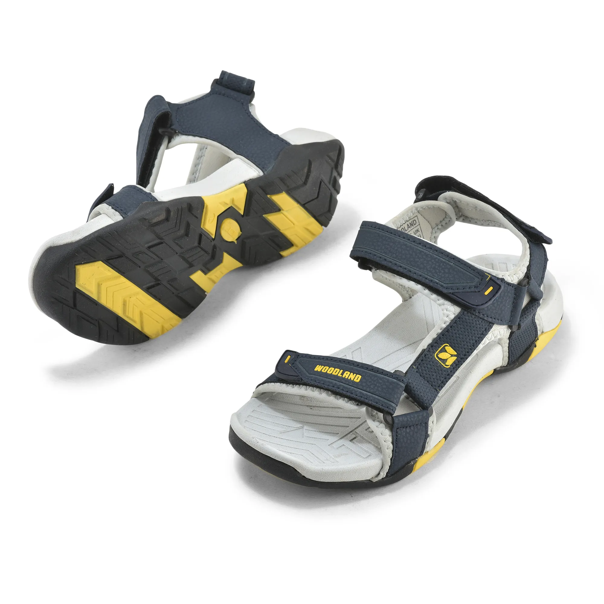 Navy Blue Mens Sports Sandal - Thumbnail 4