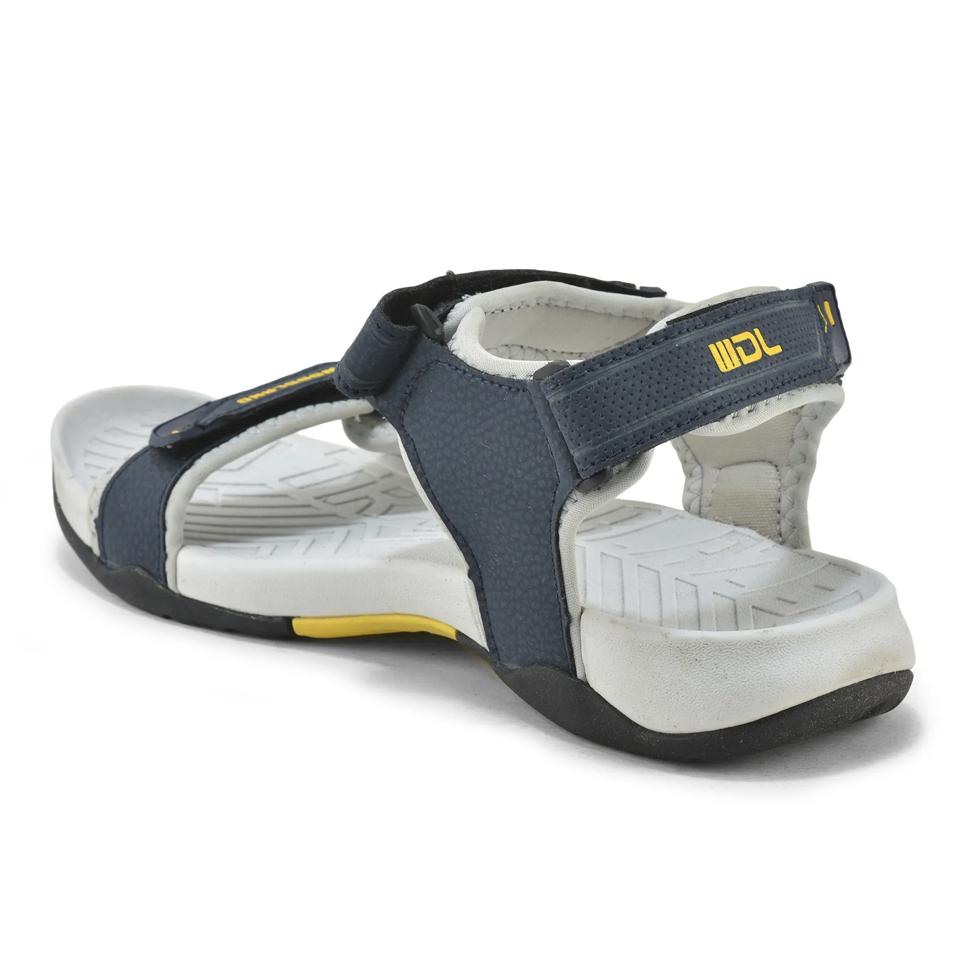 Navy Blue Mens Sports Sandal - Thumbnail 5