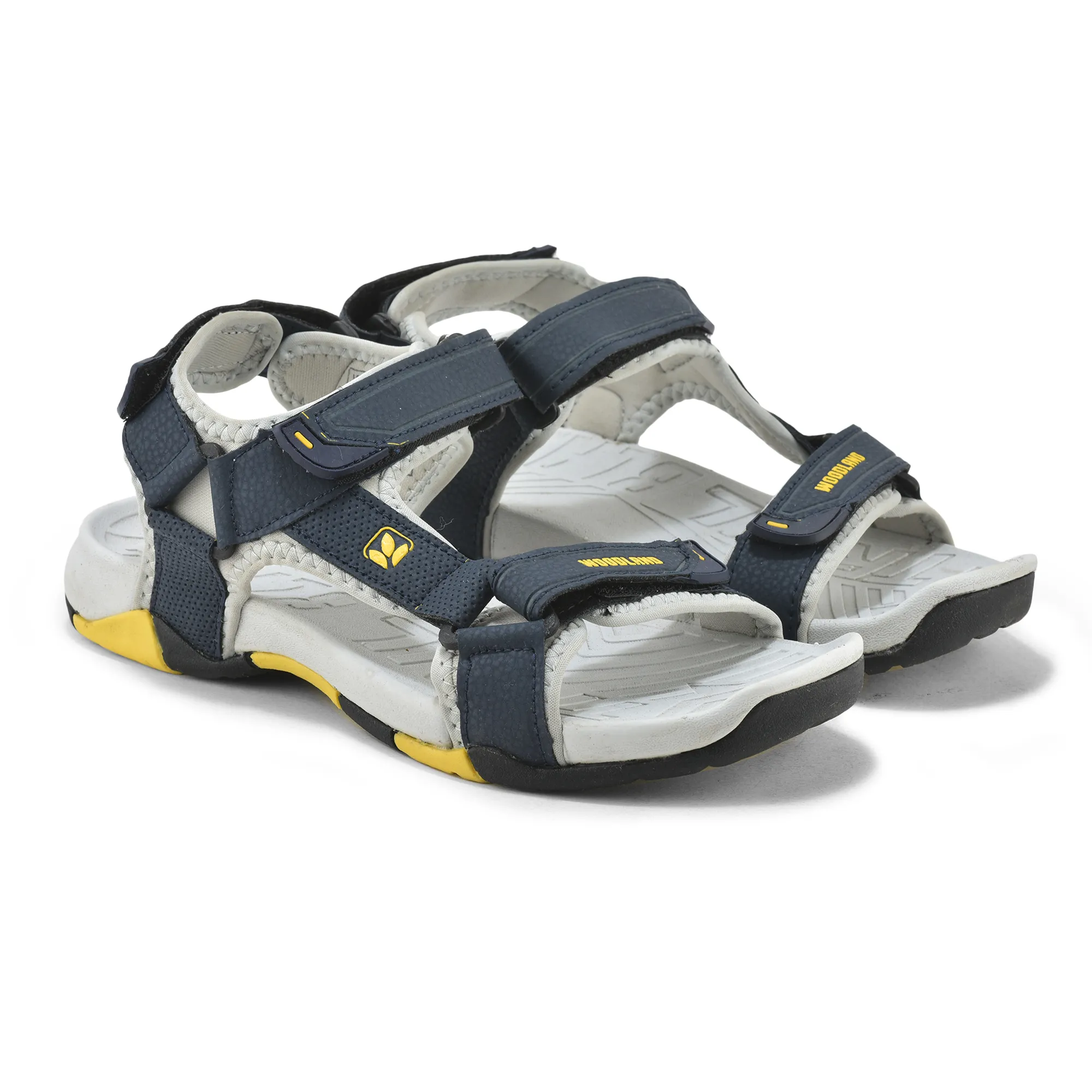 Navy Blue Mens Sports Sandal - Thumbnail 6
