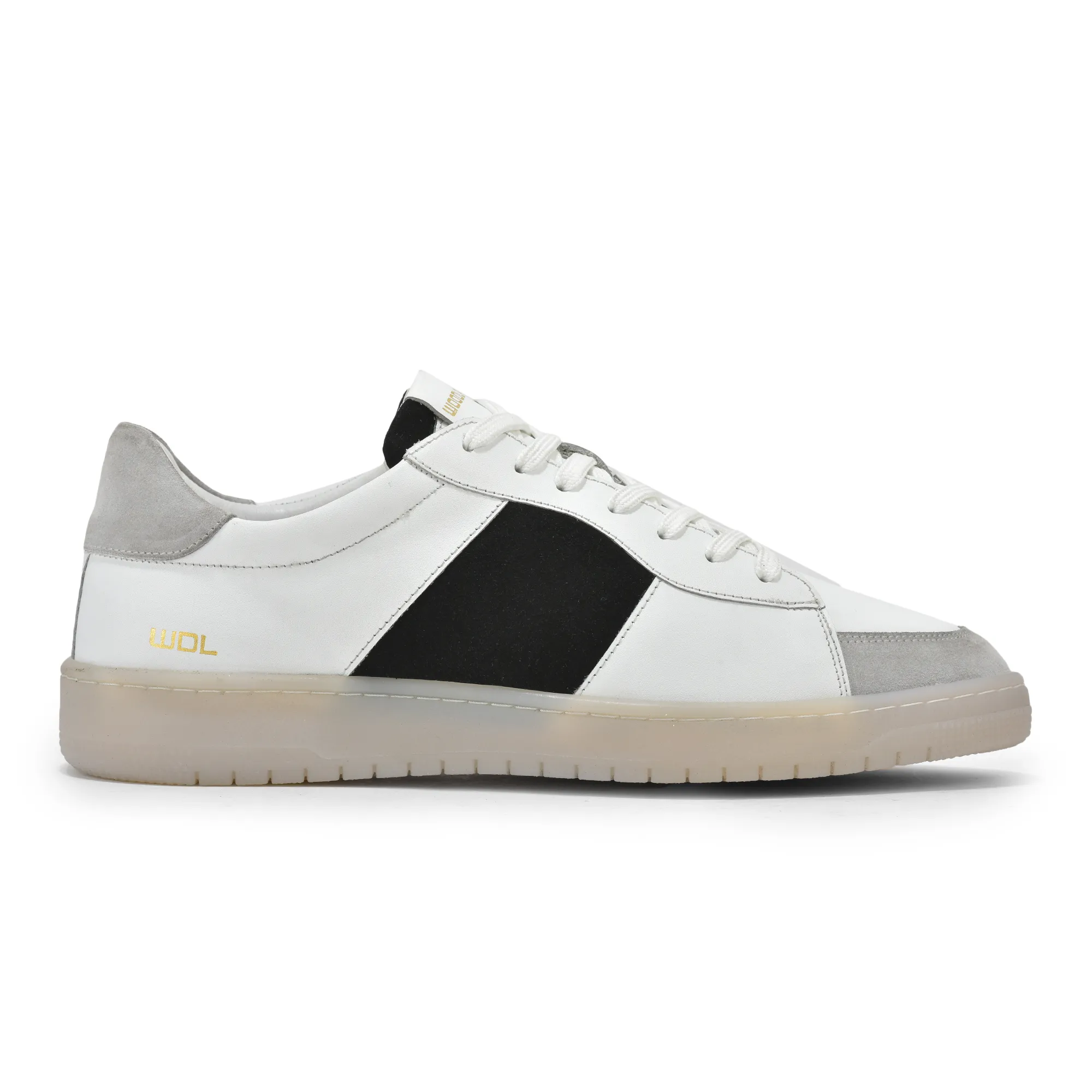 White Black Casual Sneakers For Men - Image 1