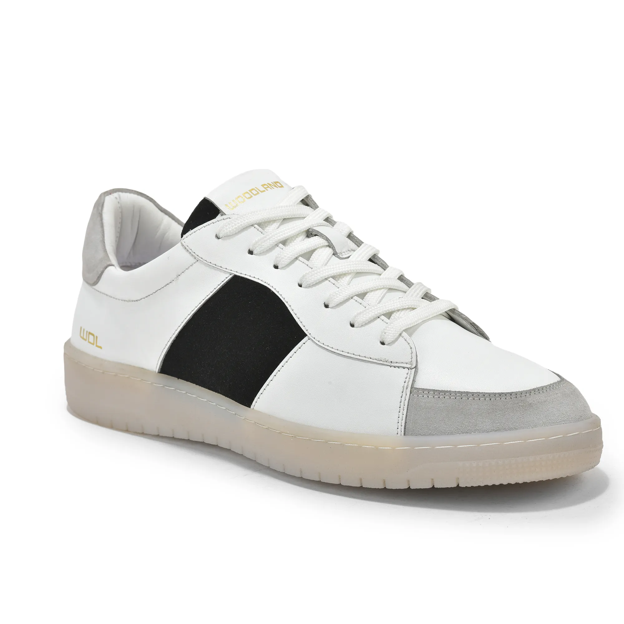 White Black Casual Sneakers For Men - Thumbnail 8