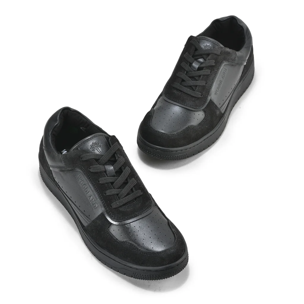 Black Casual Sneakers for Men - Thumbnail 2