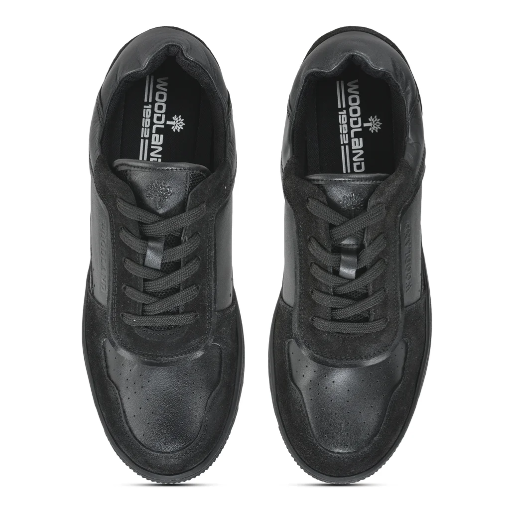 Black Casual Sneakers for Men - Thumbnail 3