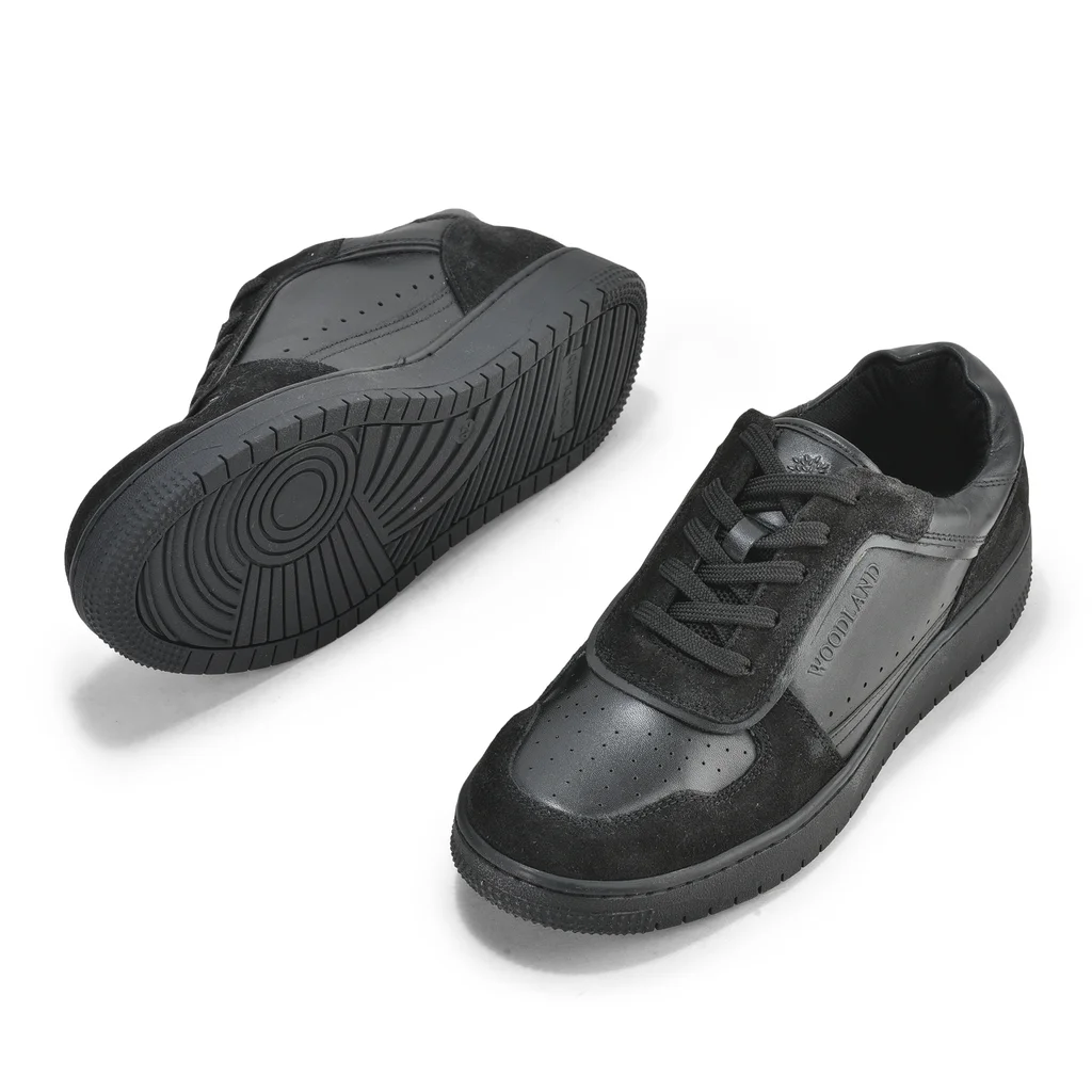 Black Casual Sneakers for Men - Thumbnail 4