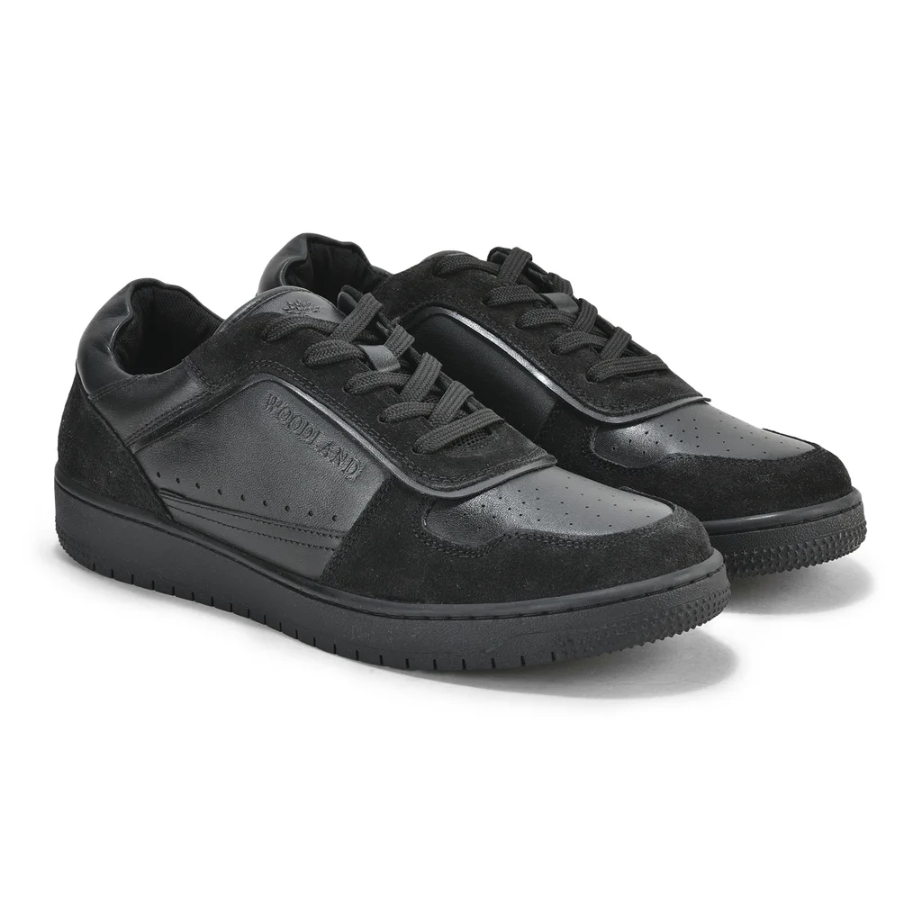 Black Casual Sneakers for Men - Thumbnail 6