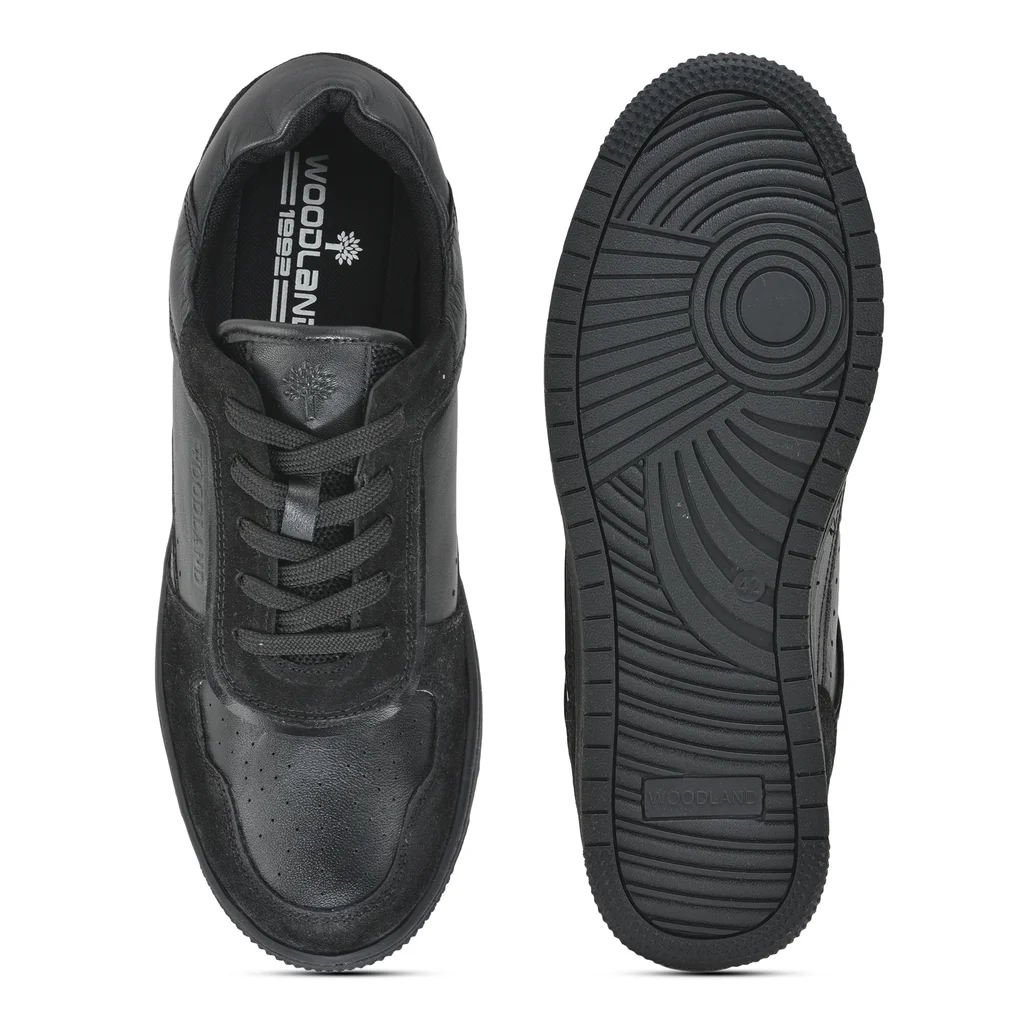 Black Casual Sneakers for Men - Thumbnail 7