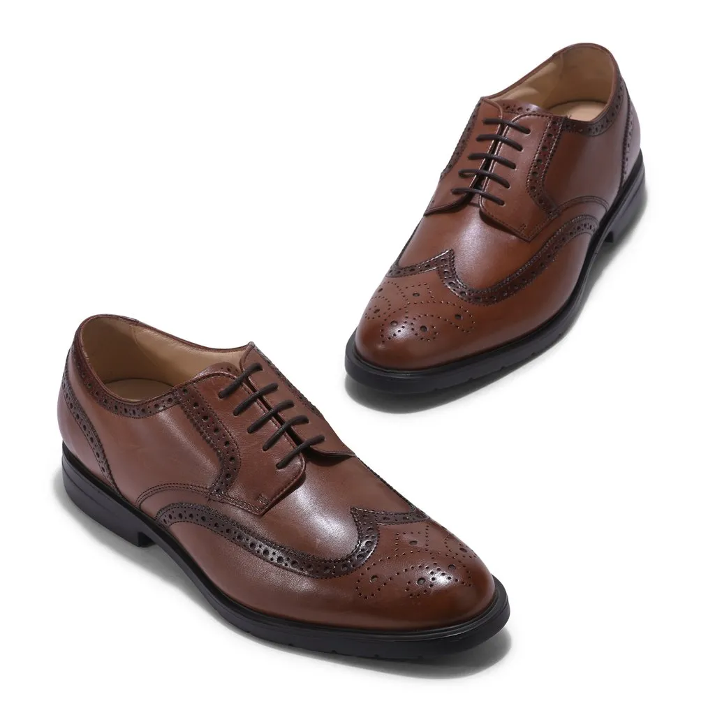 BROWN brogues for men - Thumbnail 2