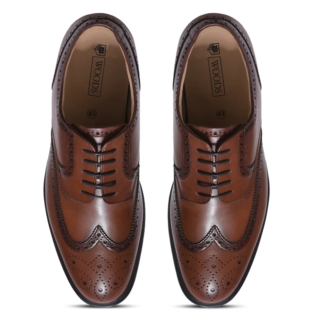 BROWN brogues for men - Thumbnail 3