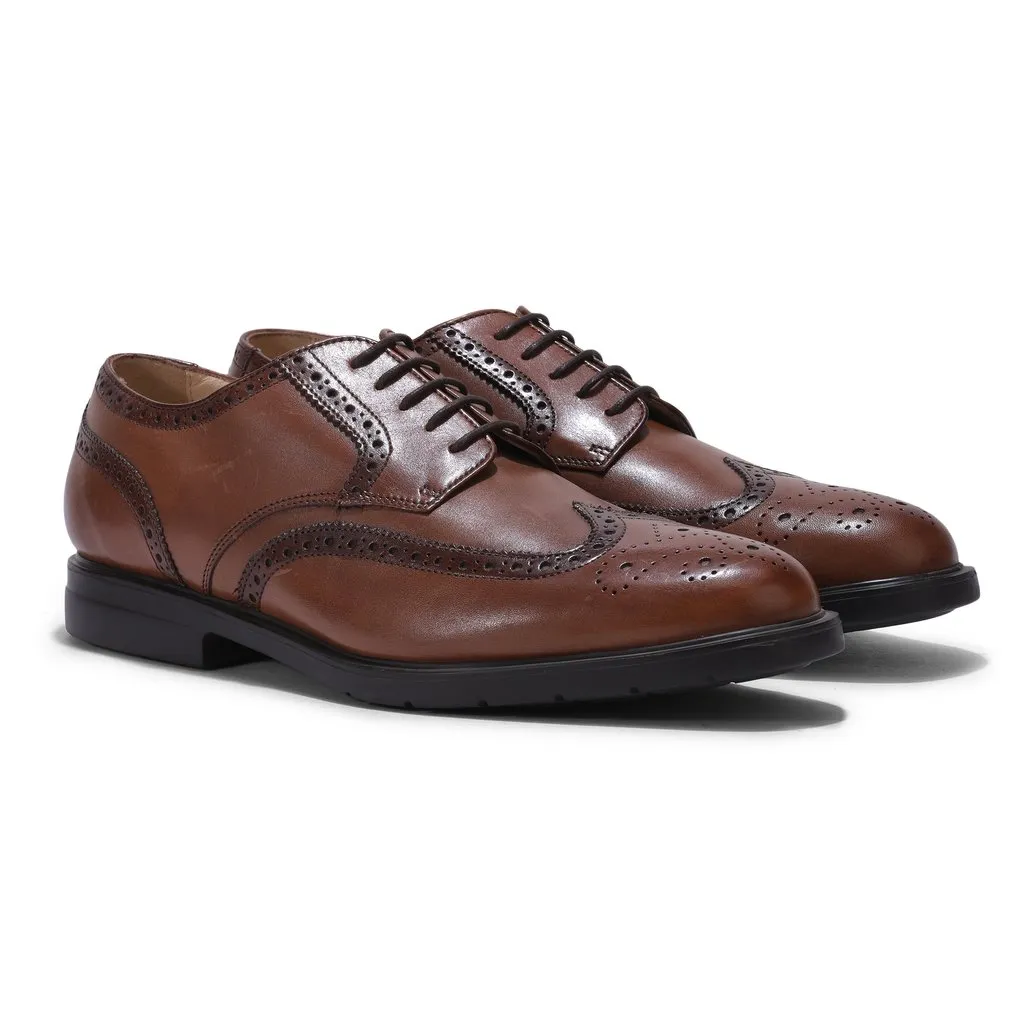 BROWN brogues for men - Thumbnail 6