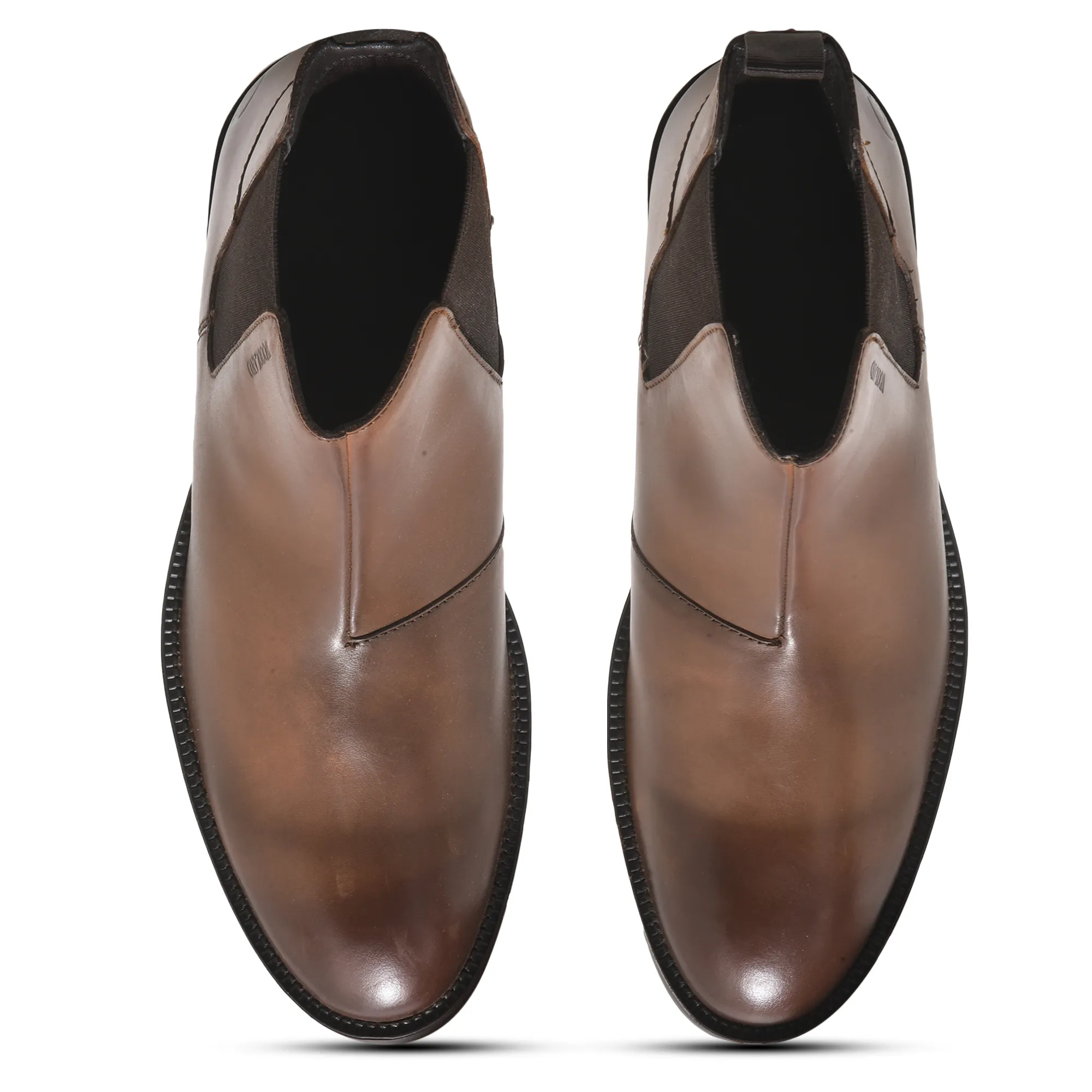Tan Chelsea Boots for Men - Thumbnail 3