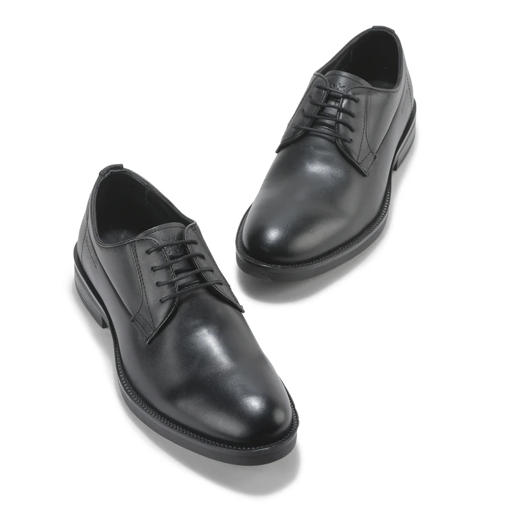 Classic Black Formal Shoes for Men - Thumbnail 2