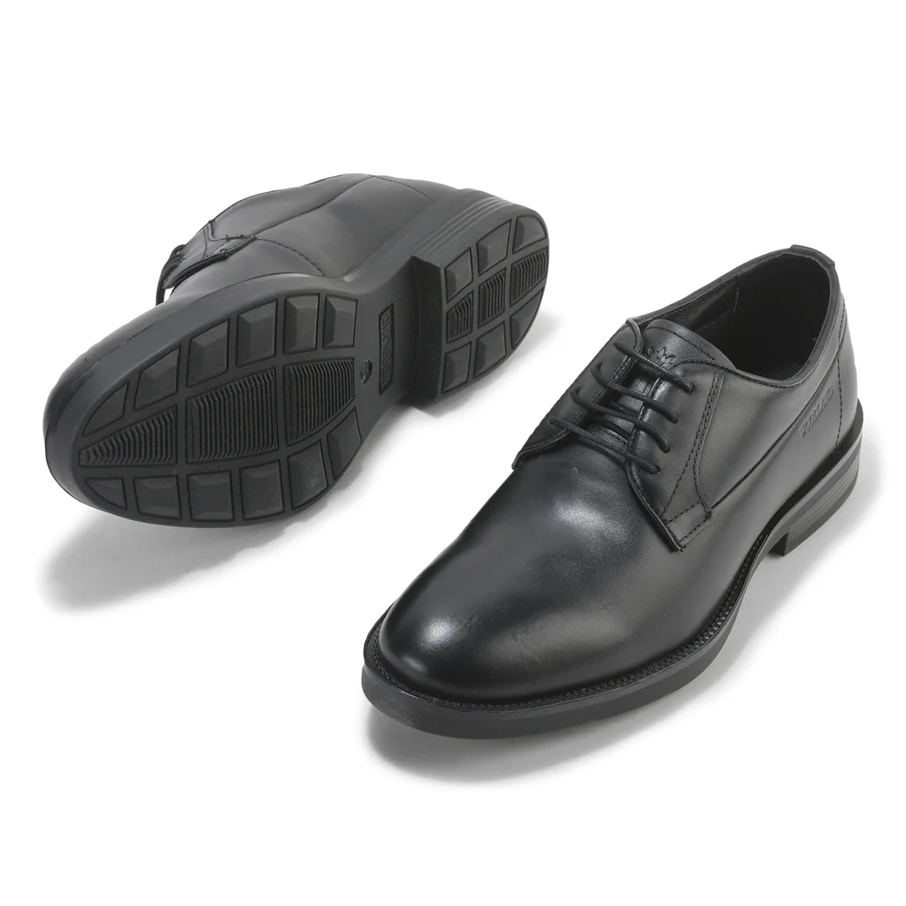 Classic Black Formal Shoes for Men - Thumbnail 4