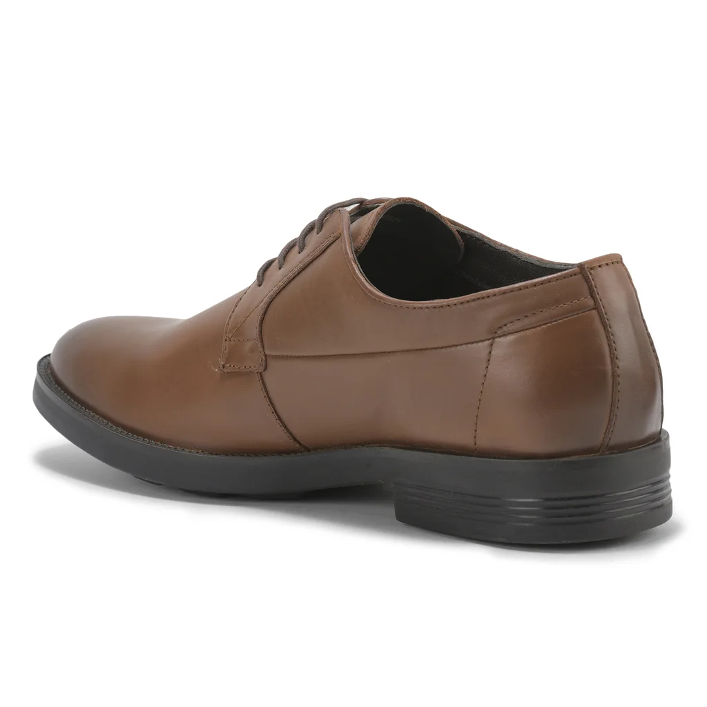 Classic Dark Tan Formal Shoes for Men - Thumbnail 5