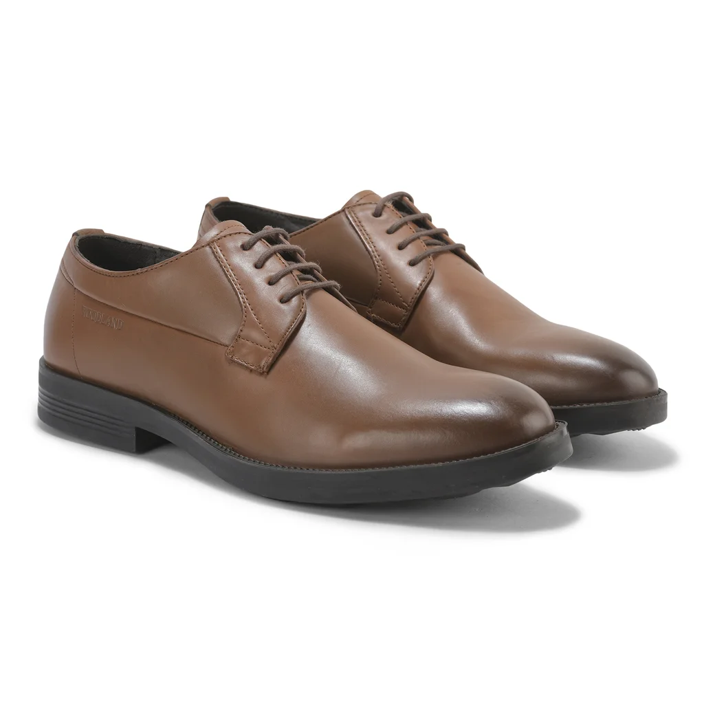 Classic Dark Tan Formal Shoes for Men - Thumbnail 6