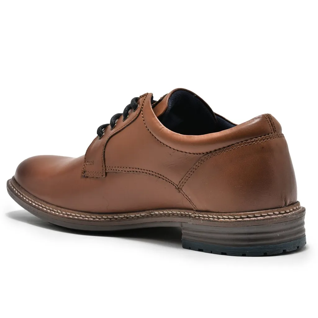 Tan Oxford Shoe for Men - Thumbnail 5